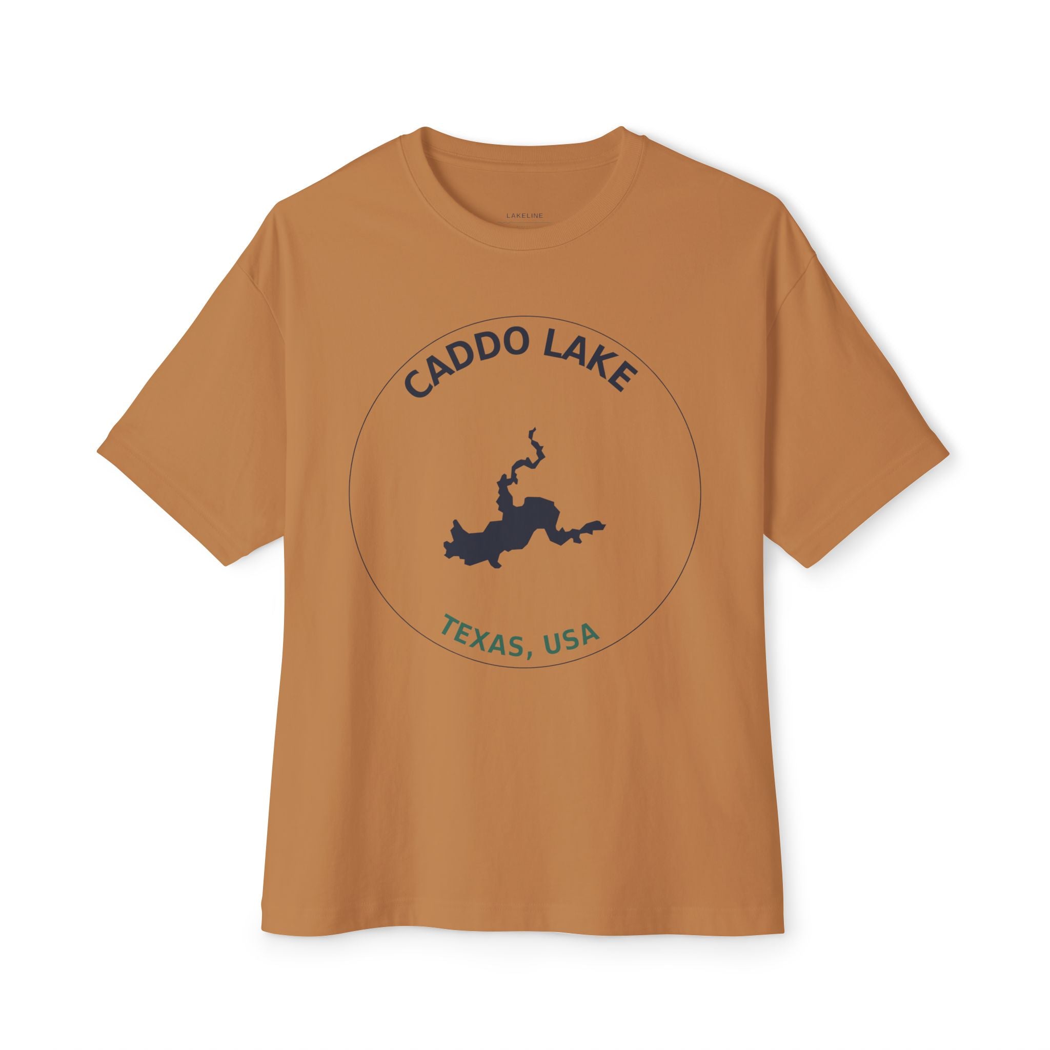 Caddo Lake Graphic Tee — Texas Lake Map T-Shirt
