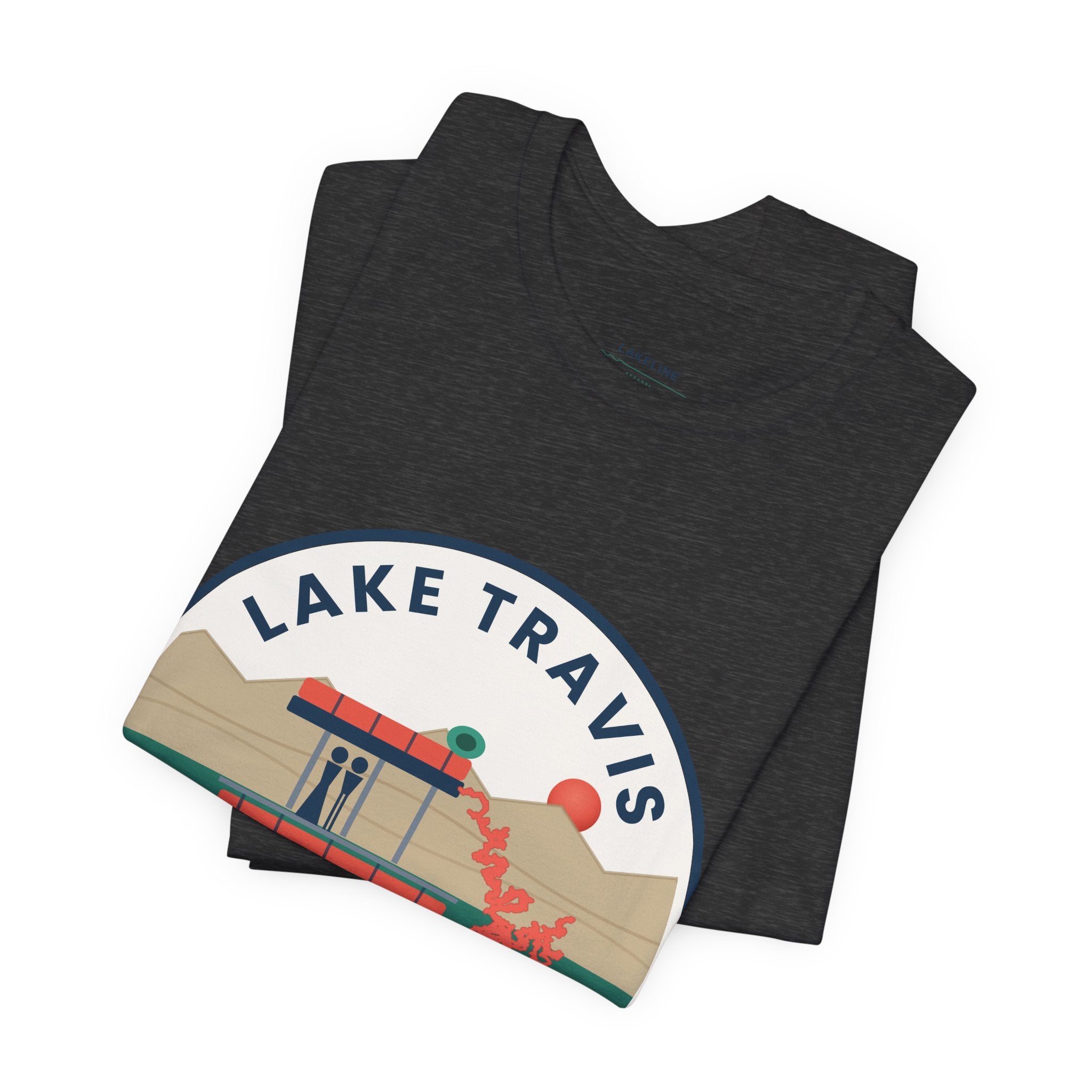Lake Travis Tee — Devil’s Cove Texas Boat Graphic Shirt