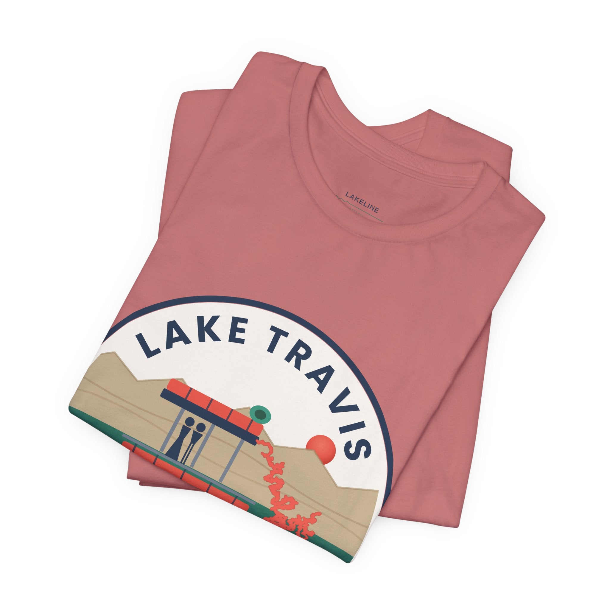 Lake Travis Tee — Devil’s Cove Texas Boat Graphic Shirt