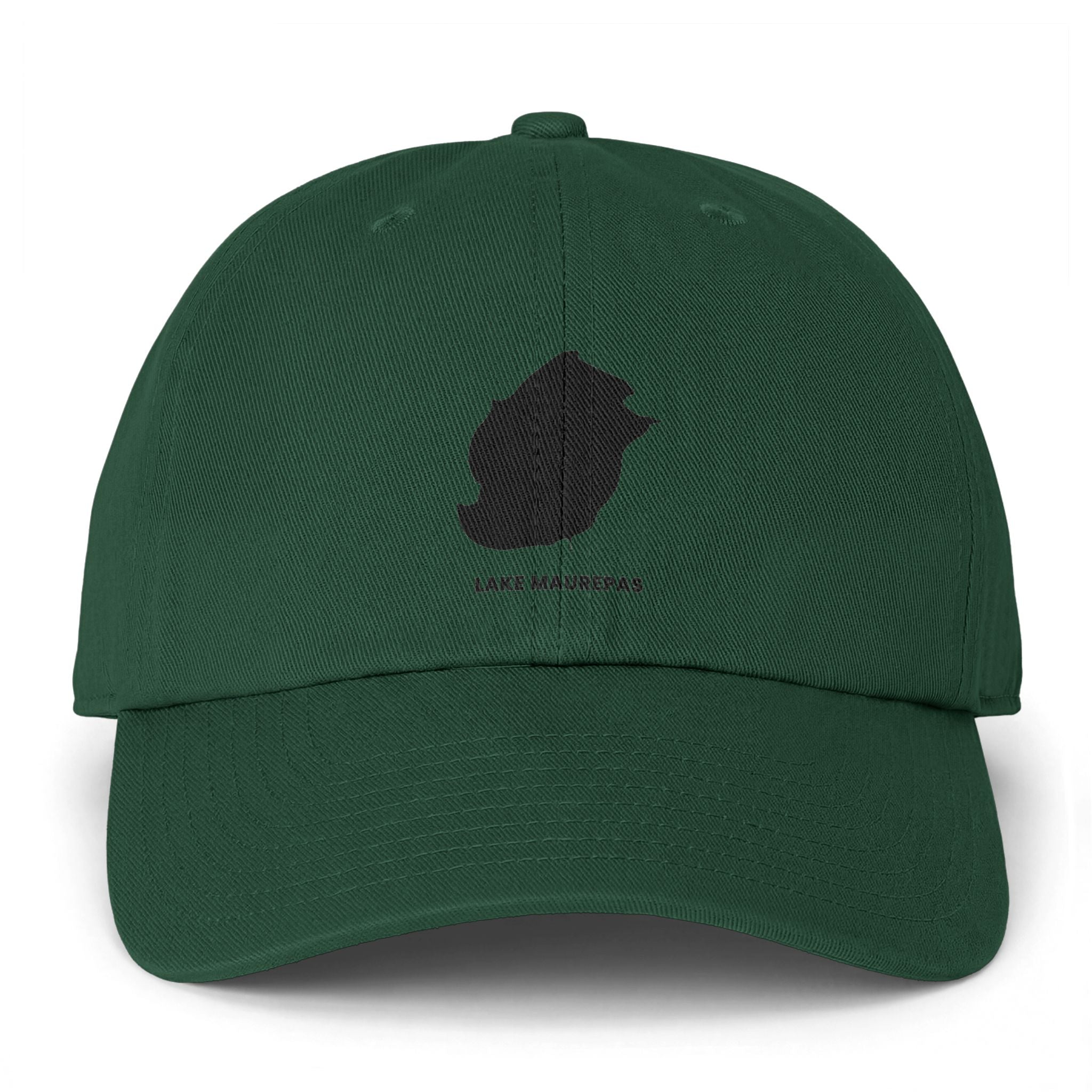 Lake Maurepas Clean Up Cap — Lake Map Baseball Hat
