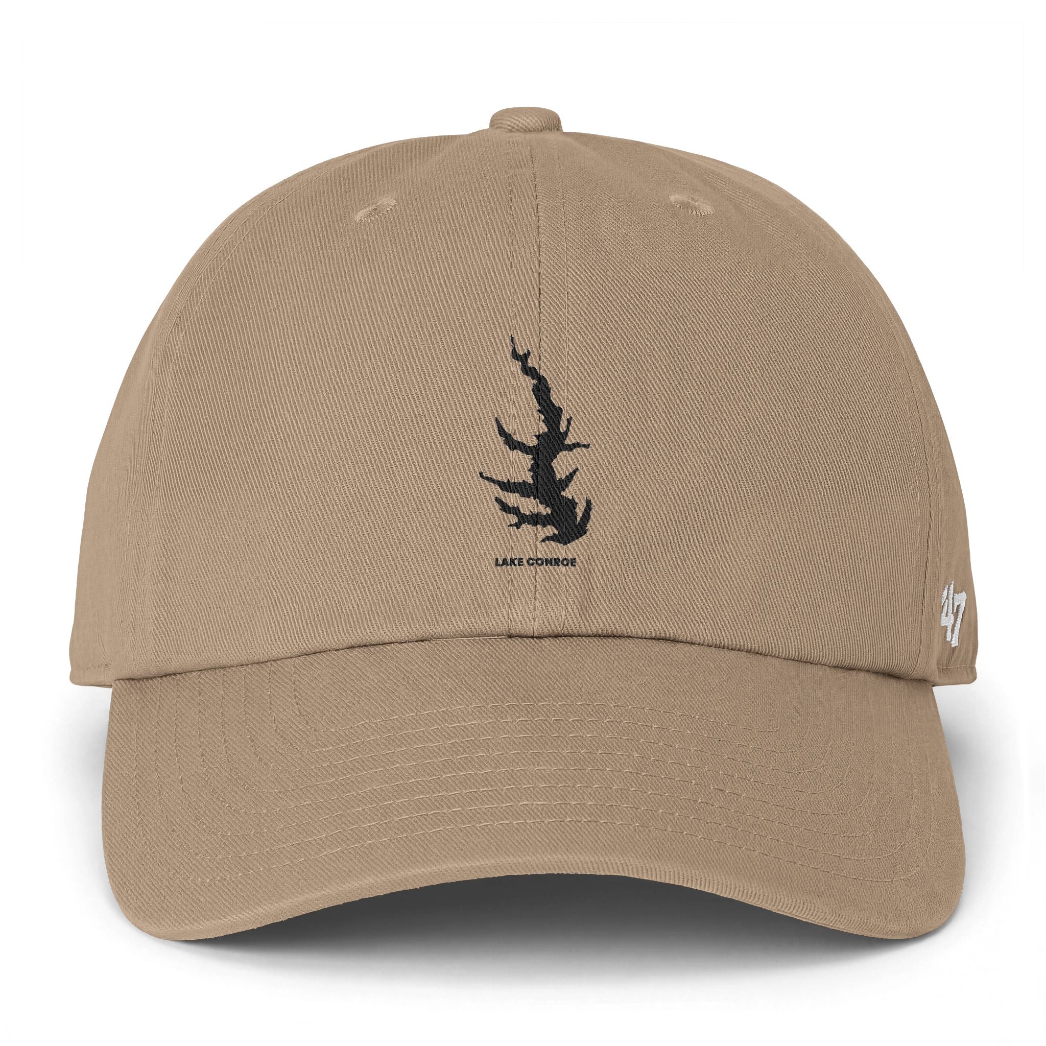 Lake Conroe Clean Up Cap — Lake Map Baseball Hat