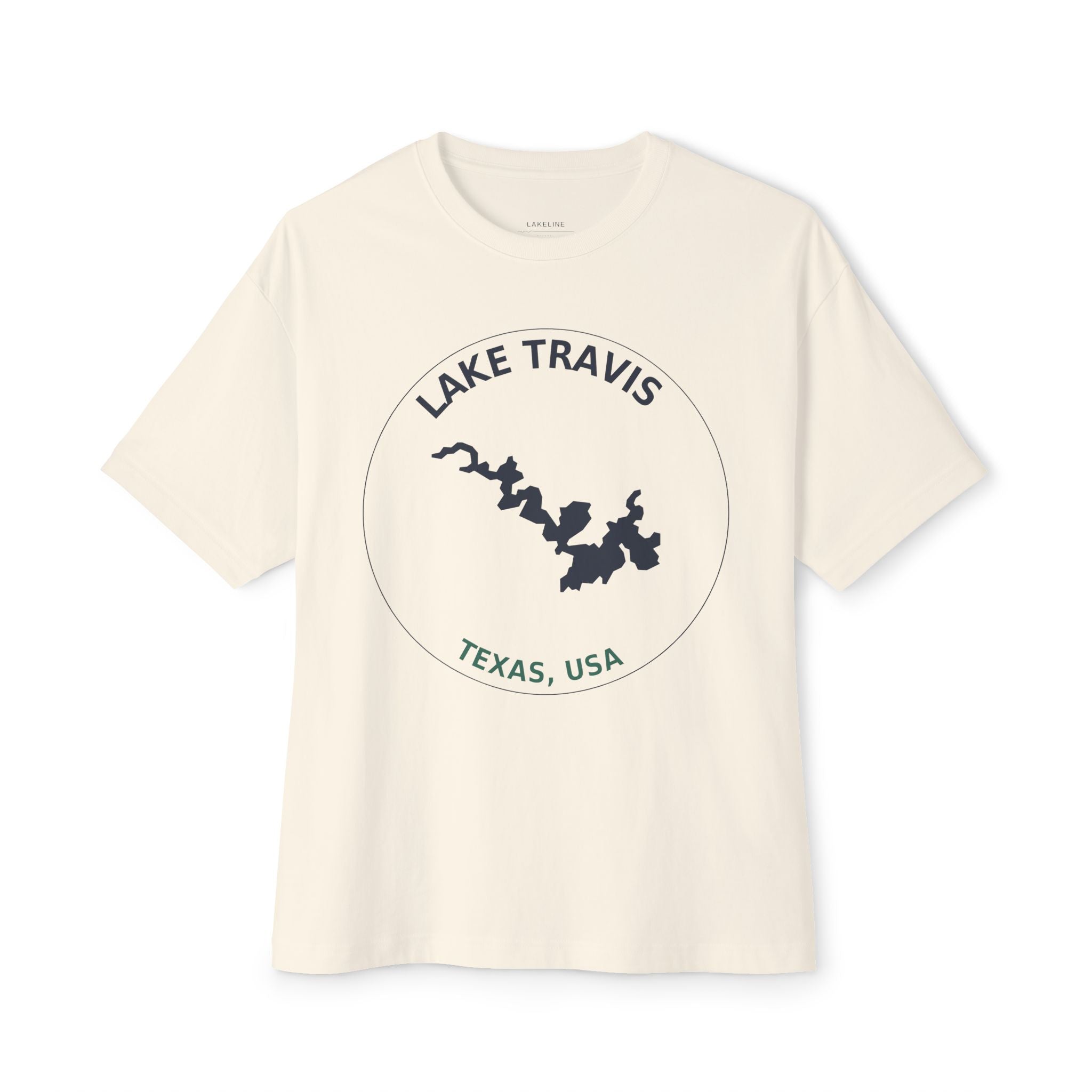 Lake Travis Map Tee — Lake Travis, Texas Graphic T-Shirt