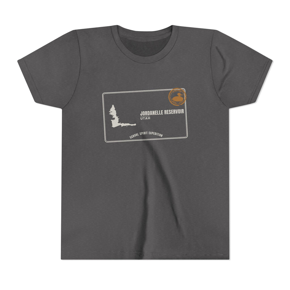 Jordanelle Reservoir Kids Tee — Jordanelle Reservoir Field Trip Youth Short Sleeve Shirt