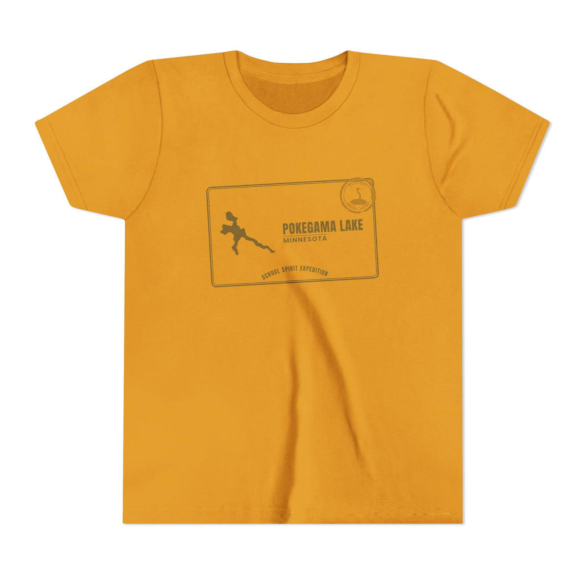 Pokegama Lake Kids Tee — Pokegama Lake Field Trip Youth Short Sleeve Shirt