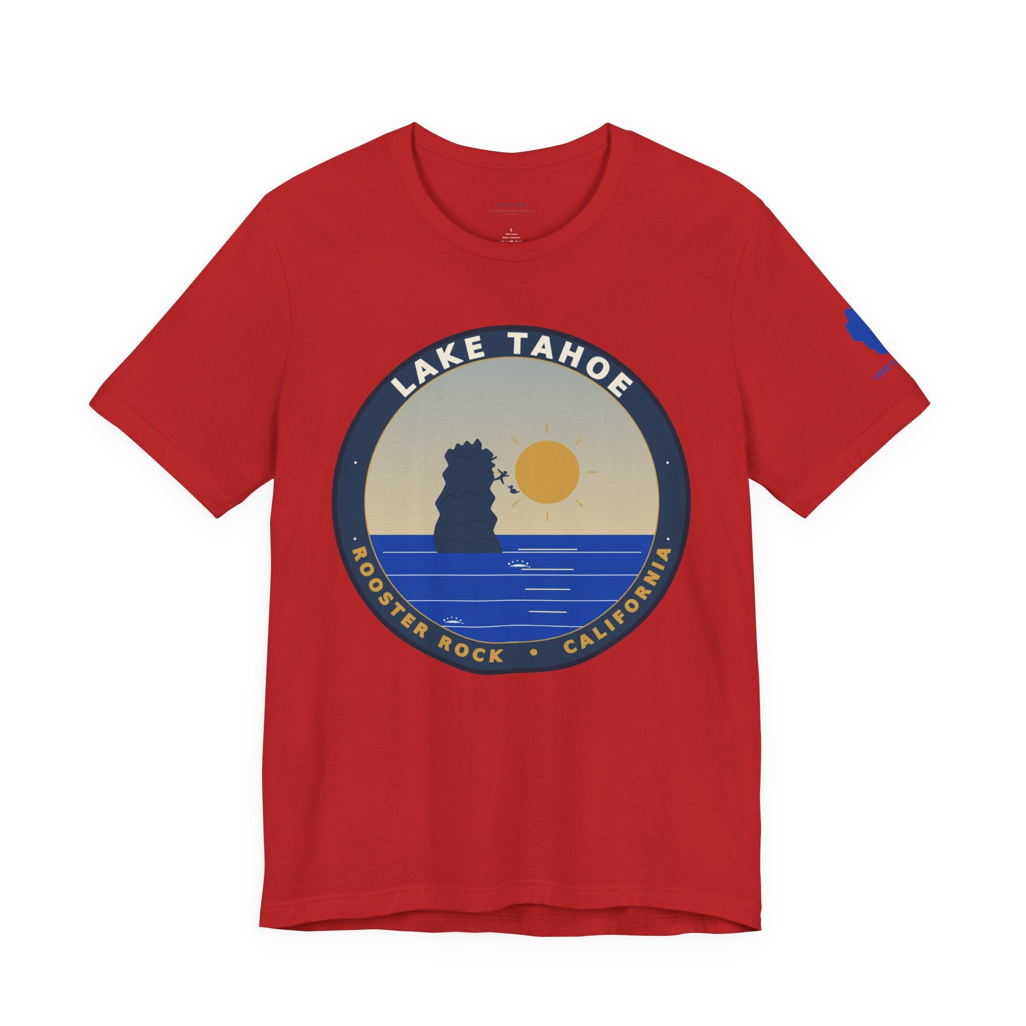 Lake Tahoe - Rooster Rock Unisex Jersey Short Sleeve Tee