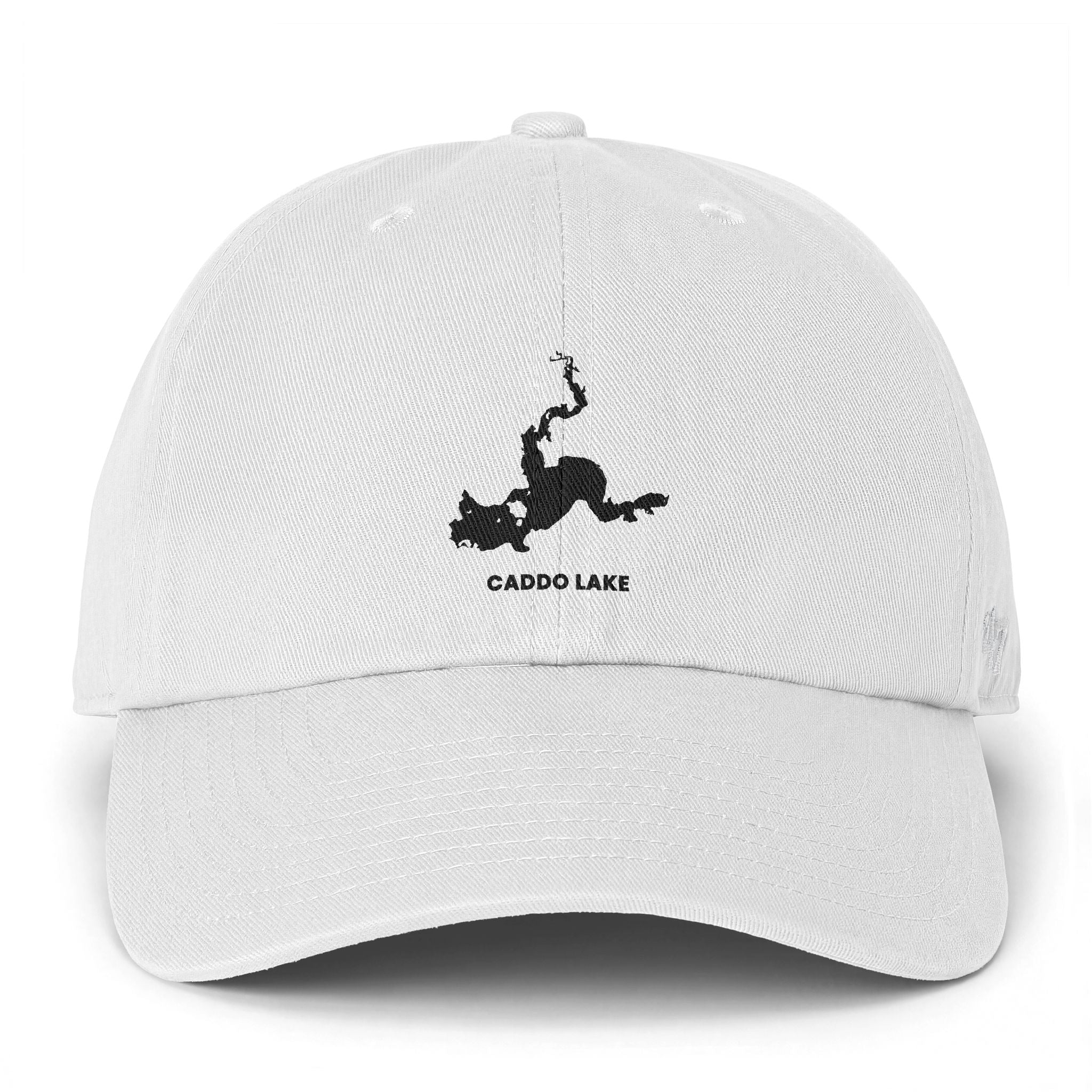 Caddo Lake Clean Up Cap — Lake Map Baseball Hat