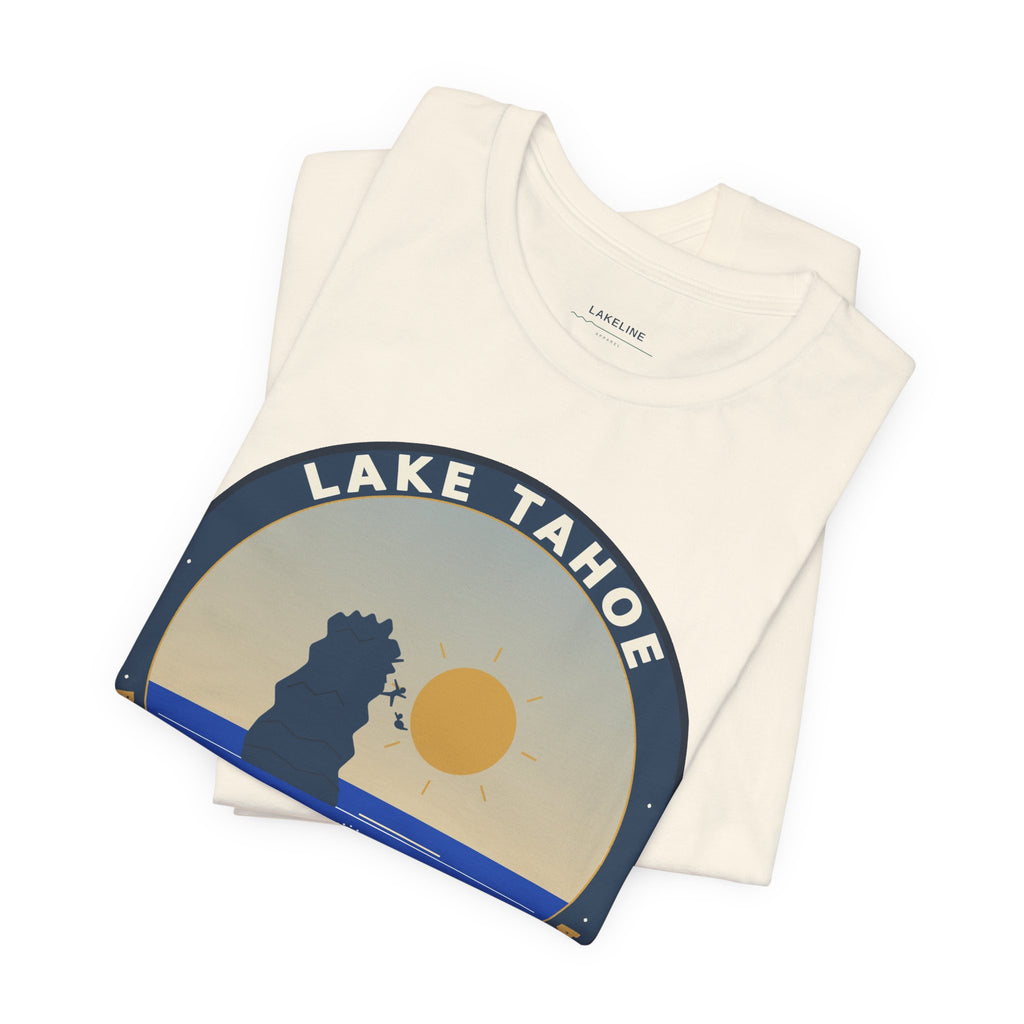 Lake Tahoe - Rooster Rock Unisex Jersey Short Sleeve Tee