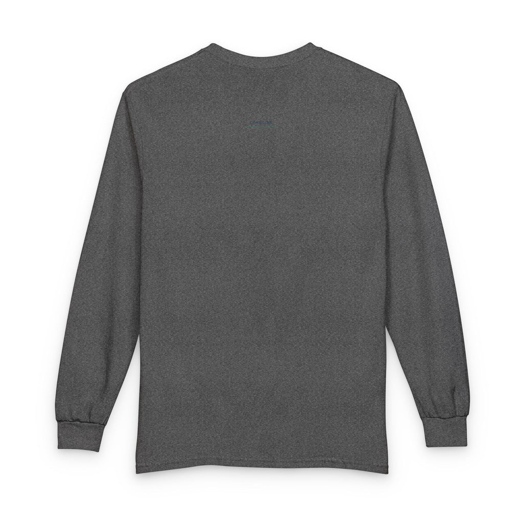Pokegama Lake Map Long Sleeve Shirt — Lake Outline Tee