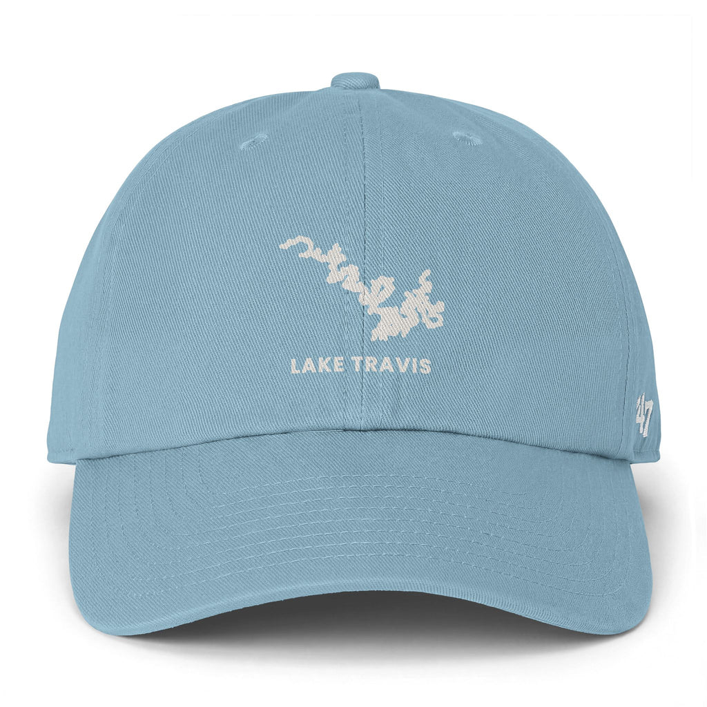 Lake Travis Clean Up Cap — Embroidered Lake Map Baseball Hat