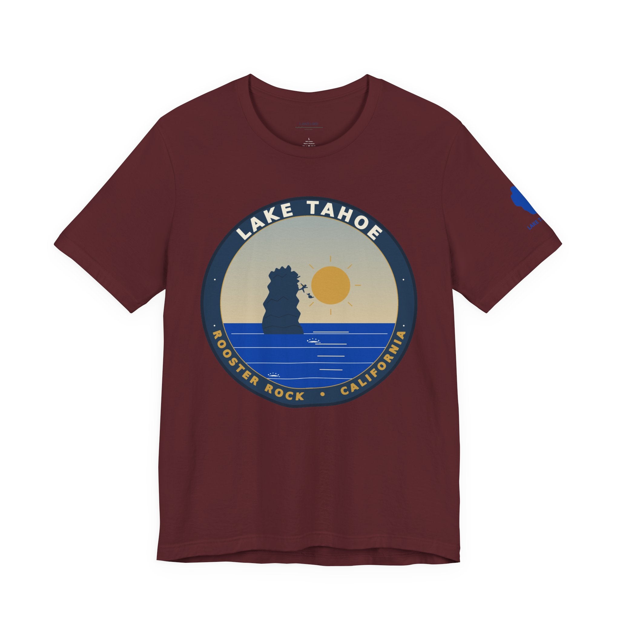 Lake Tahoe - Rooster Rock Unisex Jersey Short Sleeve Tee