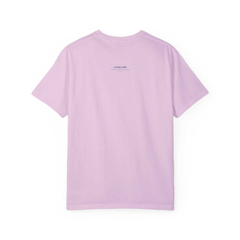 Pokegama Lake Minnesota T-Shirt — Lake Map Circle Graphic (Dark Logo, for Light Colors)