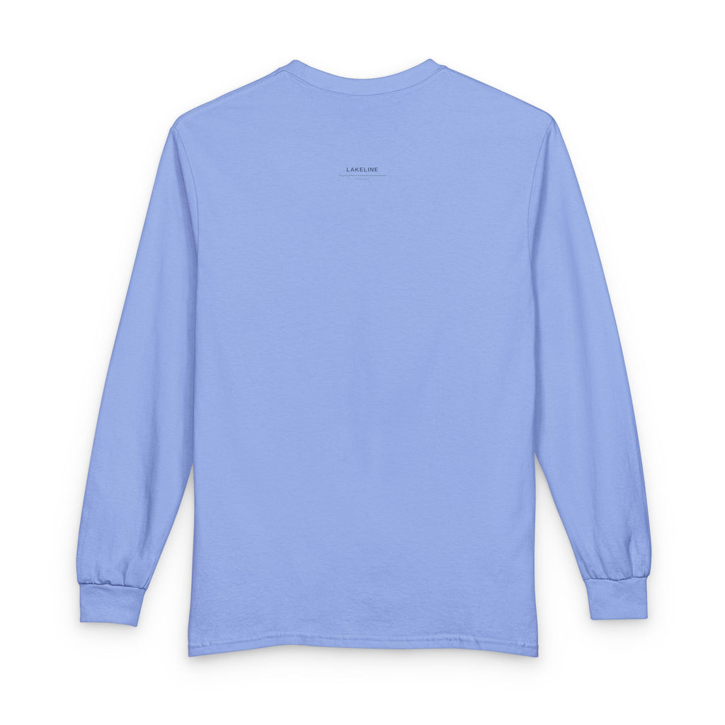 Pokegama Lake Map Long Sleeve Shirt — Lake Outline Tee