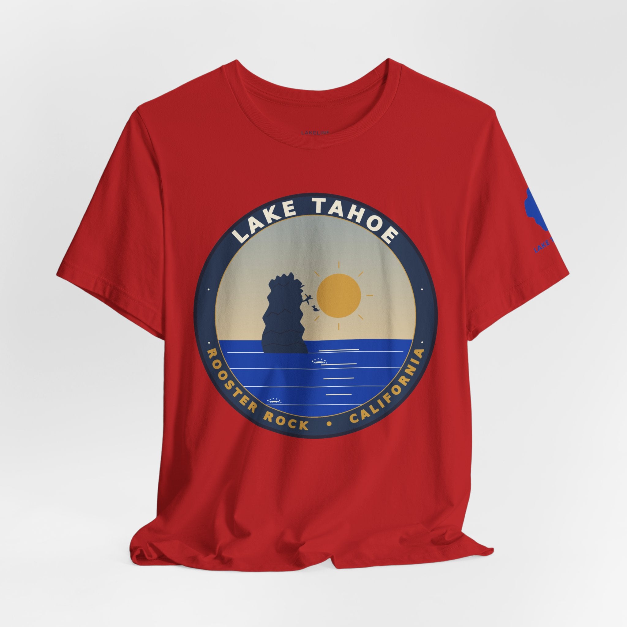 Lake Tahoe - Rooster Rock Unisex Jersey Short Sleeve Tee