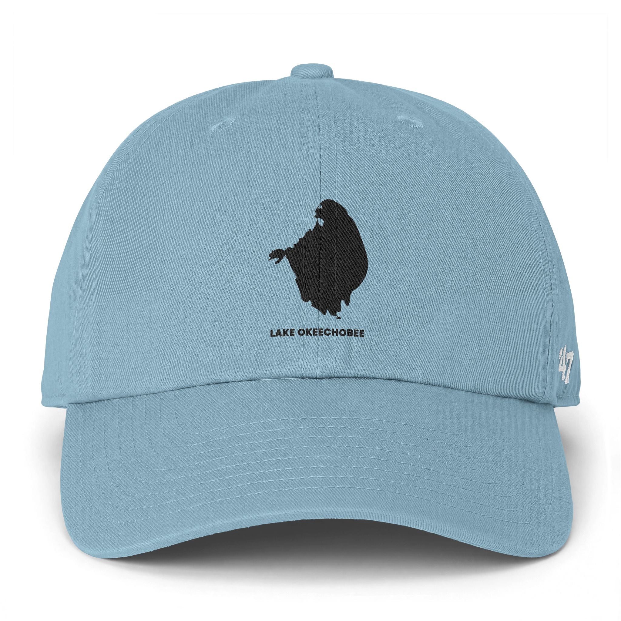 Lake Okeechobee Clean Up Cap — Lake Map Baseball Hat