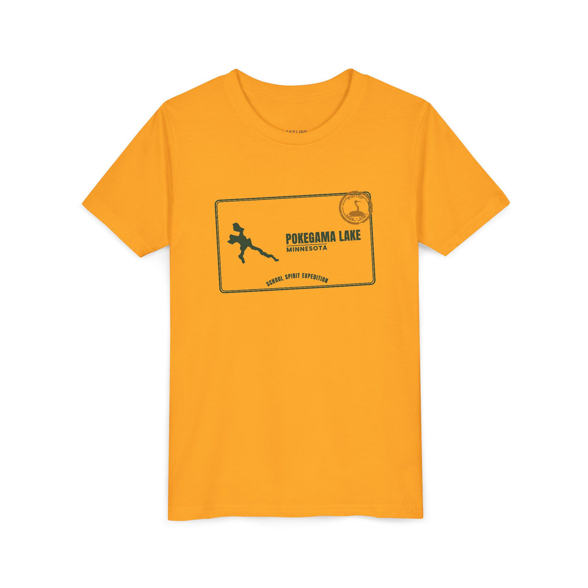 Pokegama Lake Kids Tee — Pokegama Lake Field Trip Youth Short Sleeve Shirt