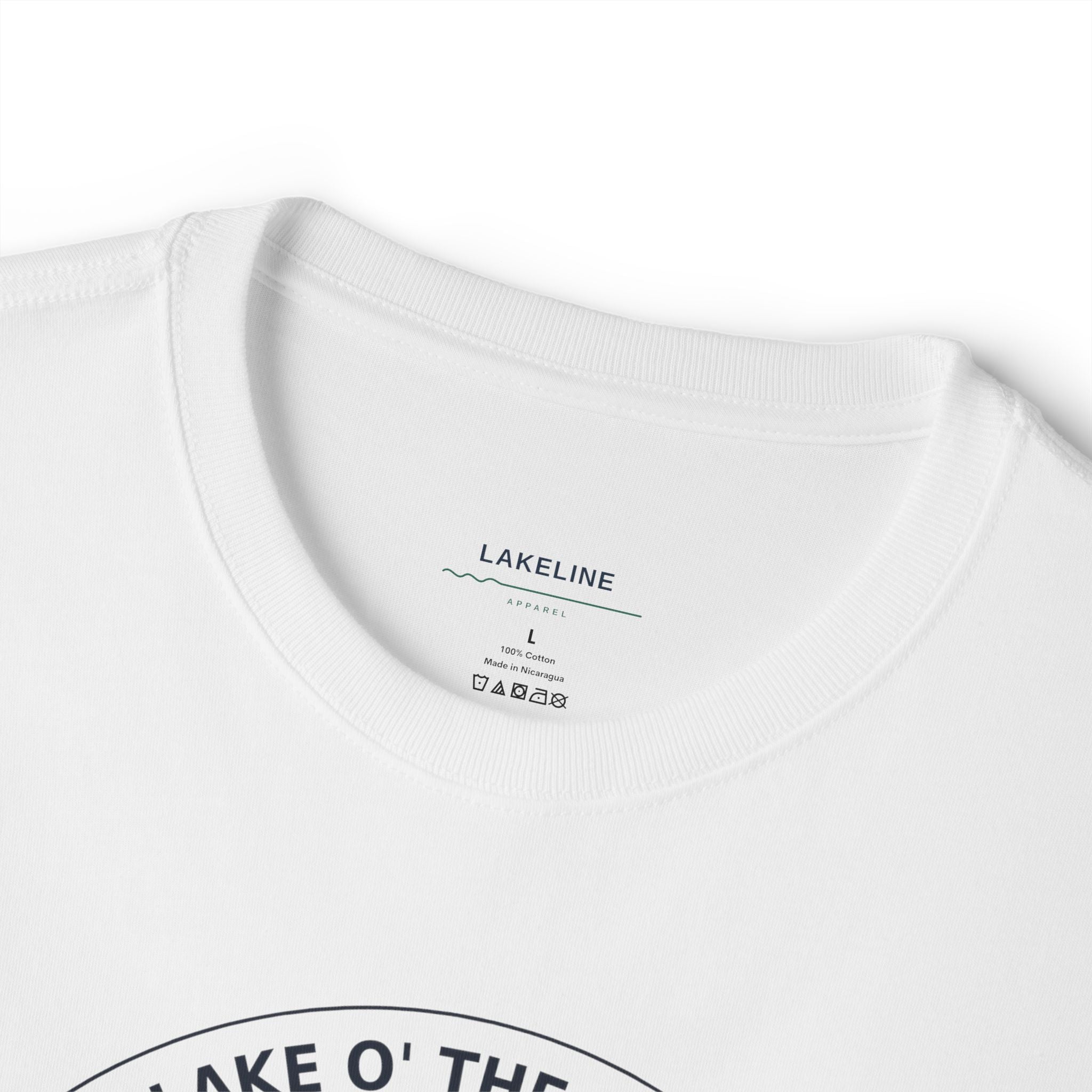 Grand Lake O' the Cherokees Map T-Shirt — Oklahoma Lakeside Graphic Tee