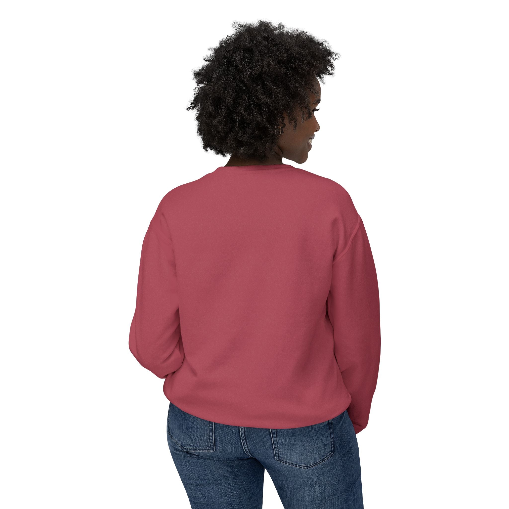 Lake Travis Crewneck Sweatshirt — Minimal Map Design