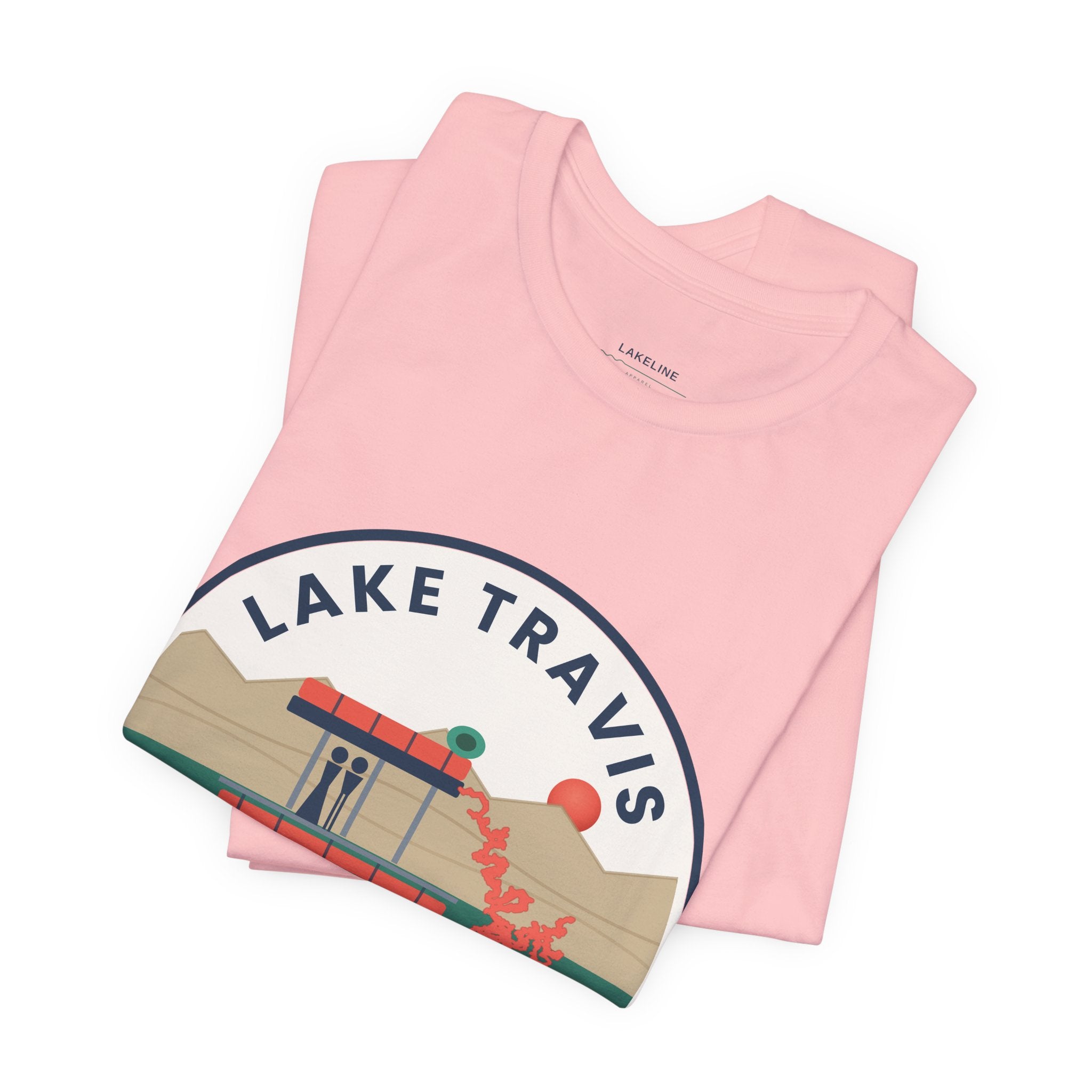 Lake Travis Tee — Devil’s Cove Texas Boat Graphic Shirt