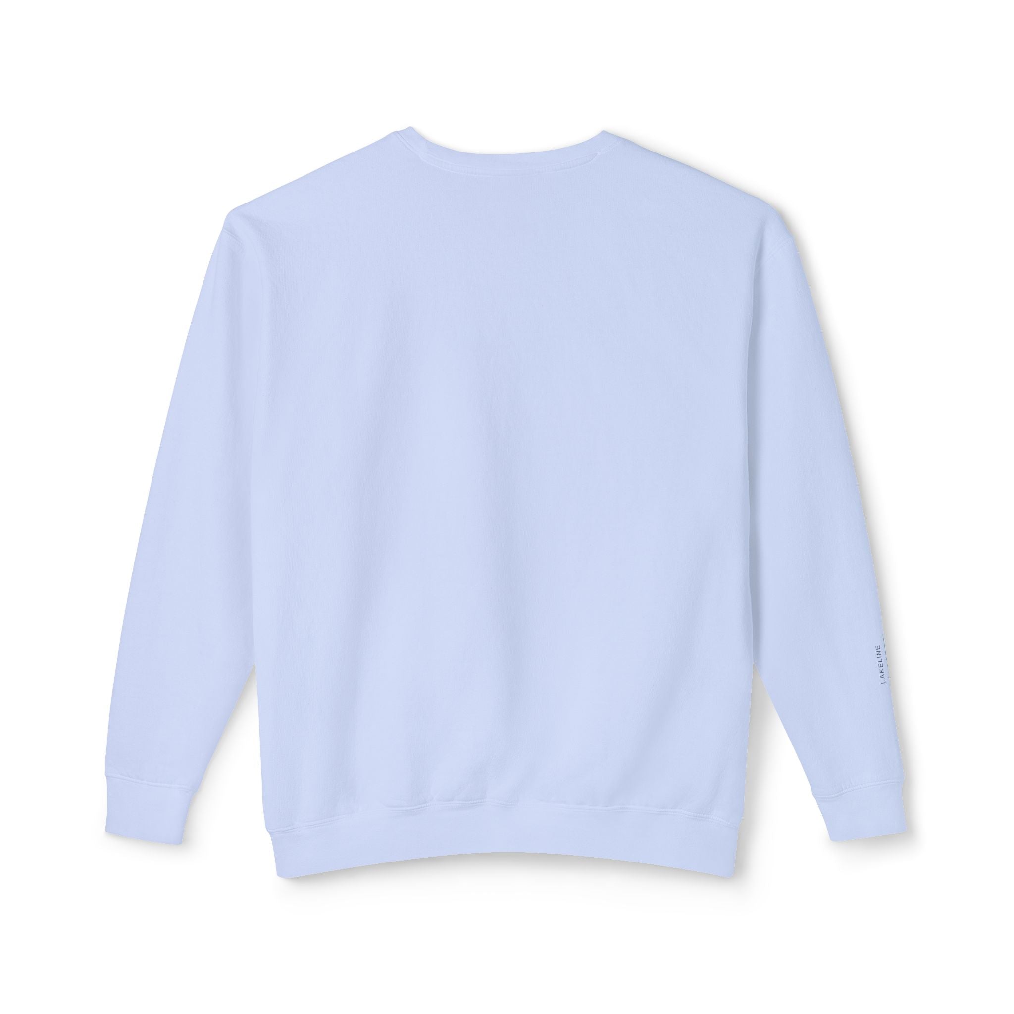 Lake Travis Crewneck Sweatshirt — Minimal Map Design