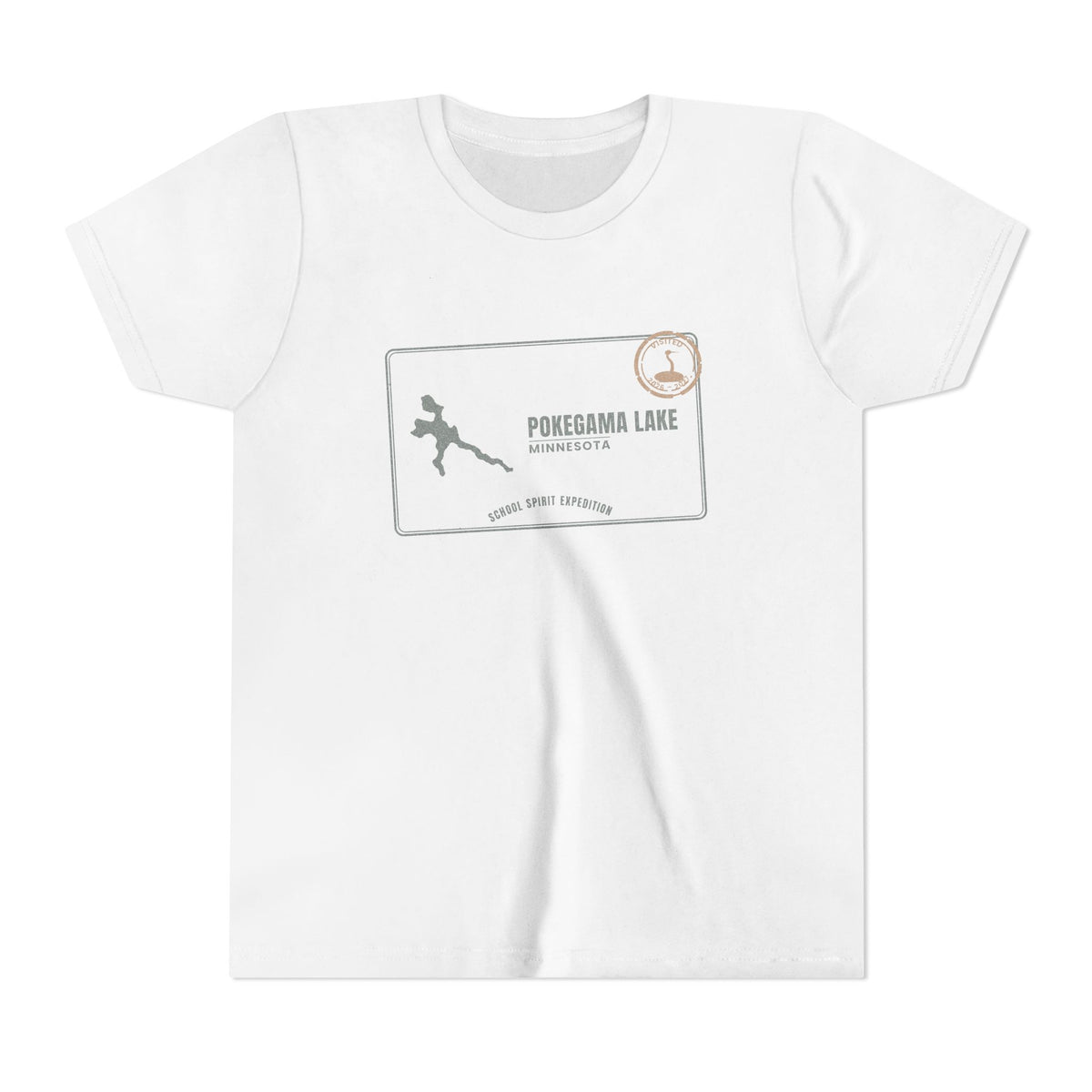 Pokegama Lake Kids Tee — Pokegama Lake Field Trip Youth Short Sleeve Shirt