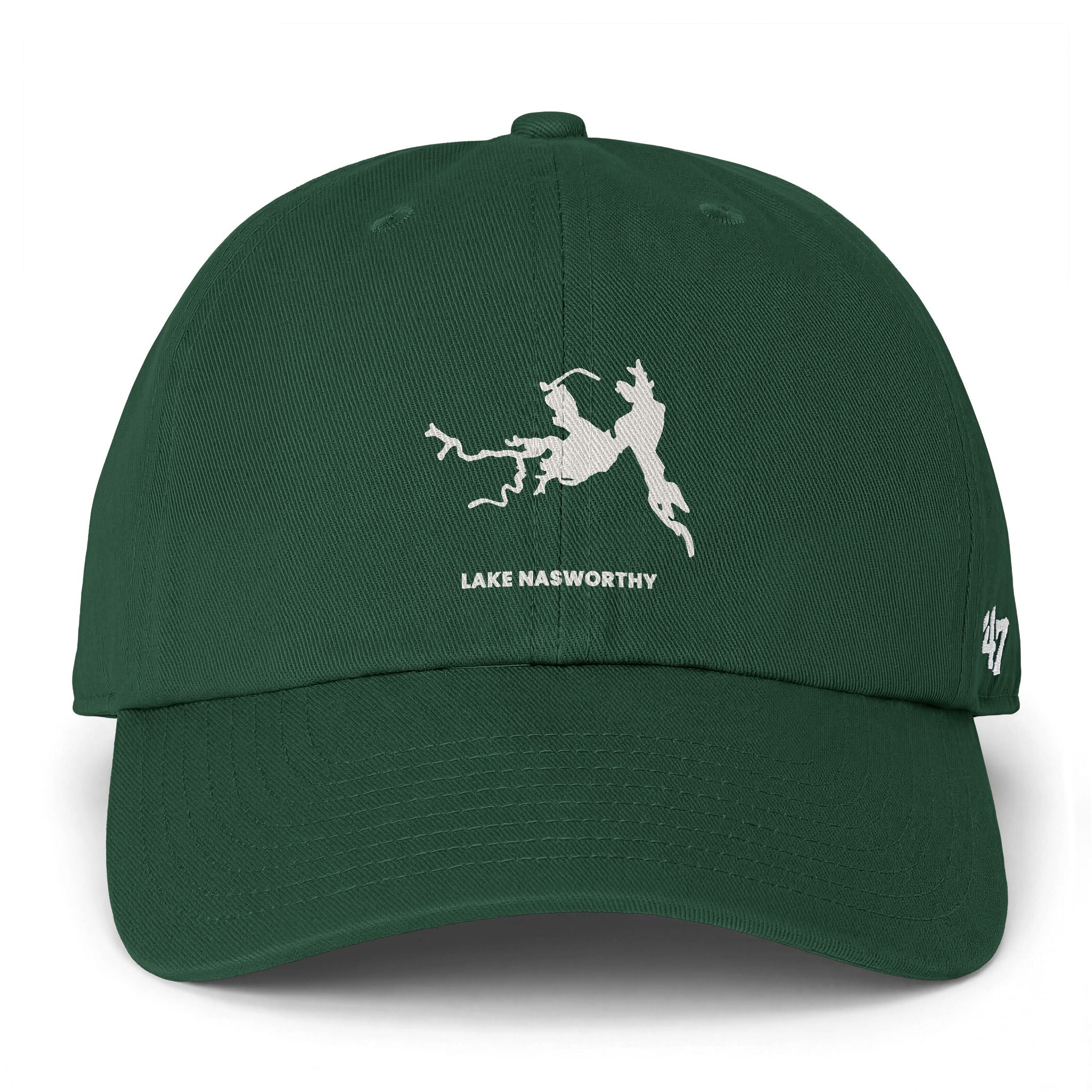 Lake Nasworthy - Embroidered '47 Brand Cleanup Cap - White Logo