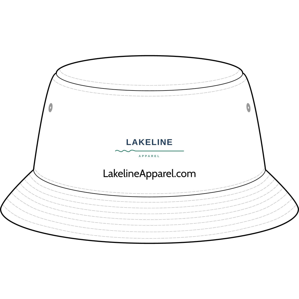 Pokegama Lake Bucket Hat — Lakeline Apparel Outdoor Sun Hat