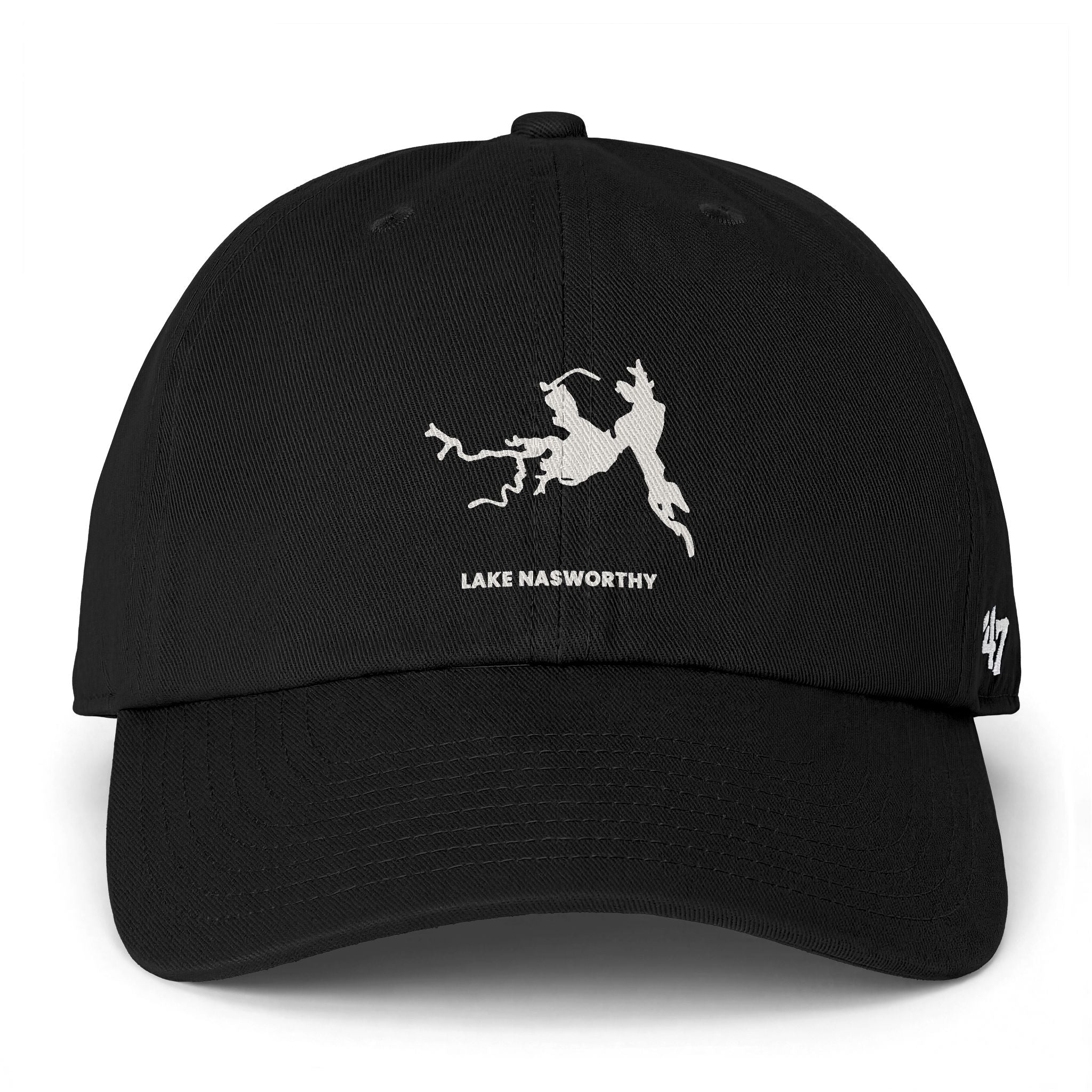 Lake Nasworthy - Embroidered '47 Brand Cleanup Cap - White Logo