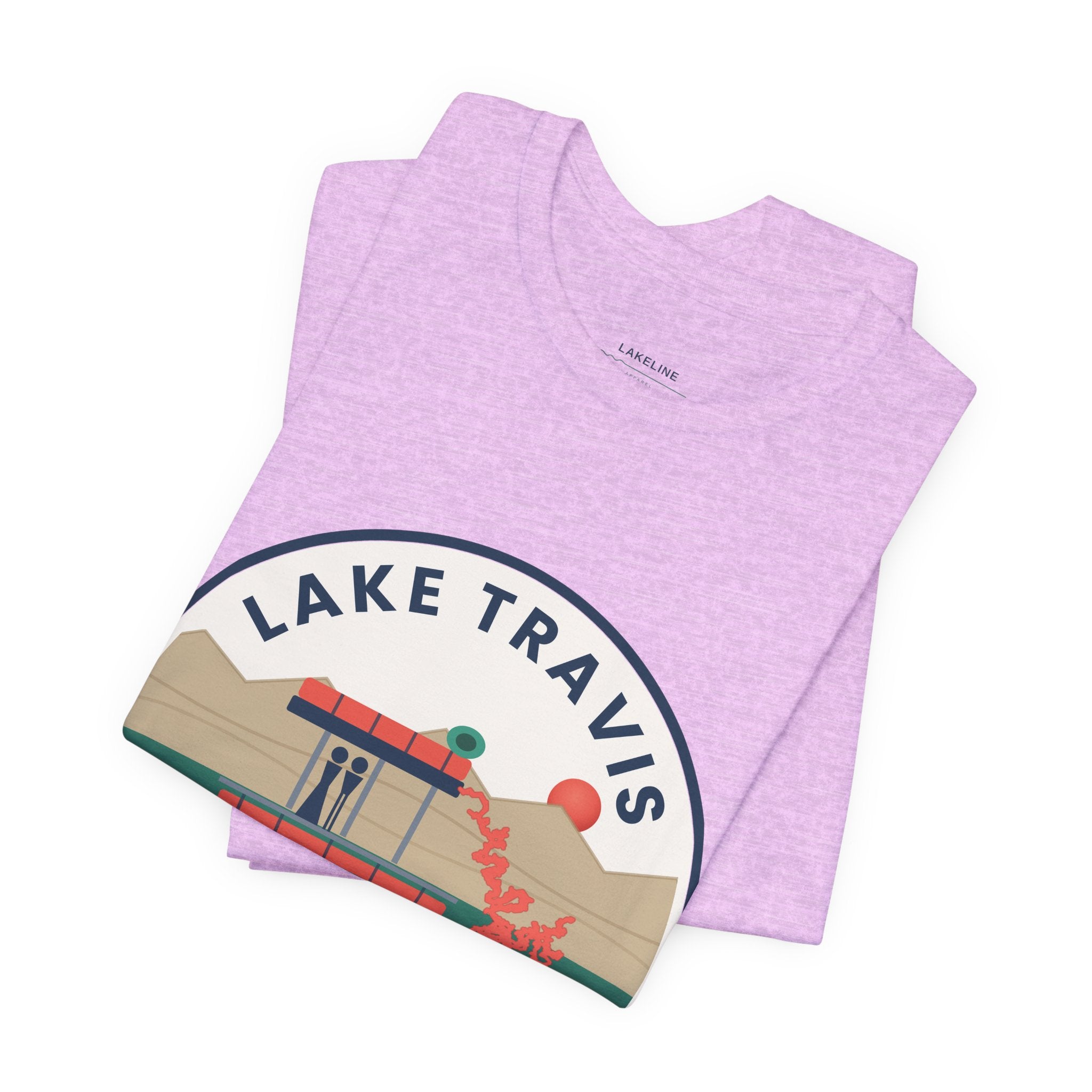 Lake Travis Tee — Devil’s Cove Texas Boat Graphic Shirt