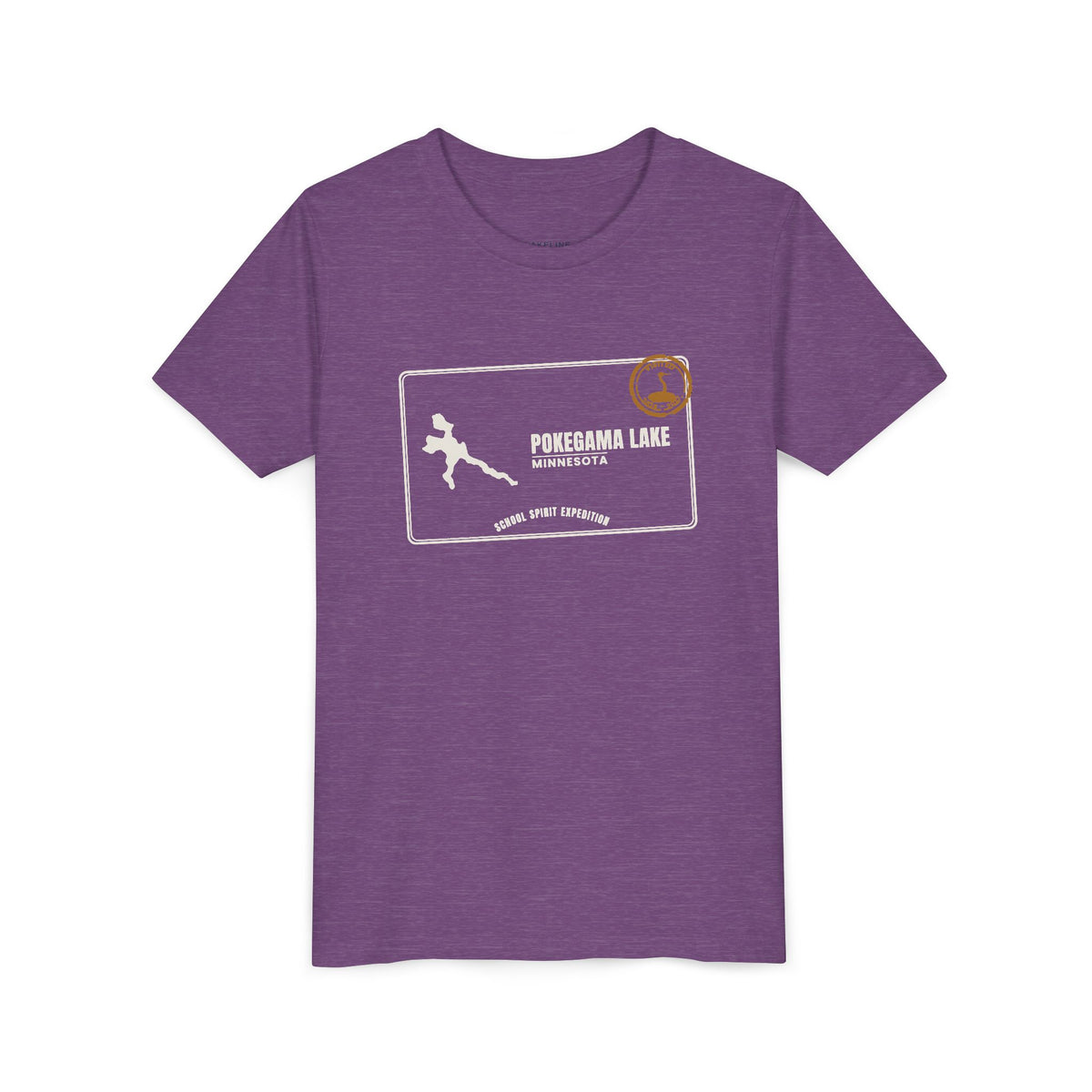 Pokegama Lake Kids Tee — Pokegama Lake Field Trip Youth Short Sleeve Shirt