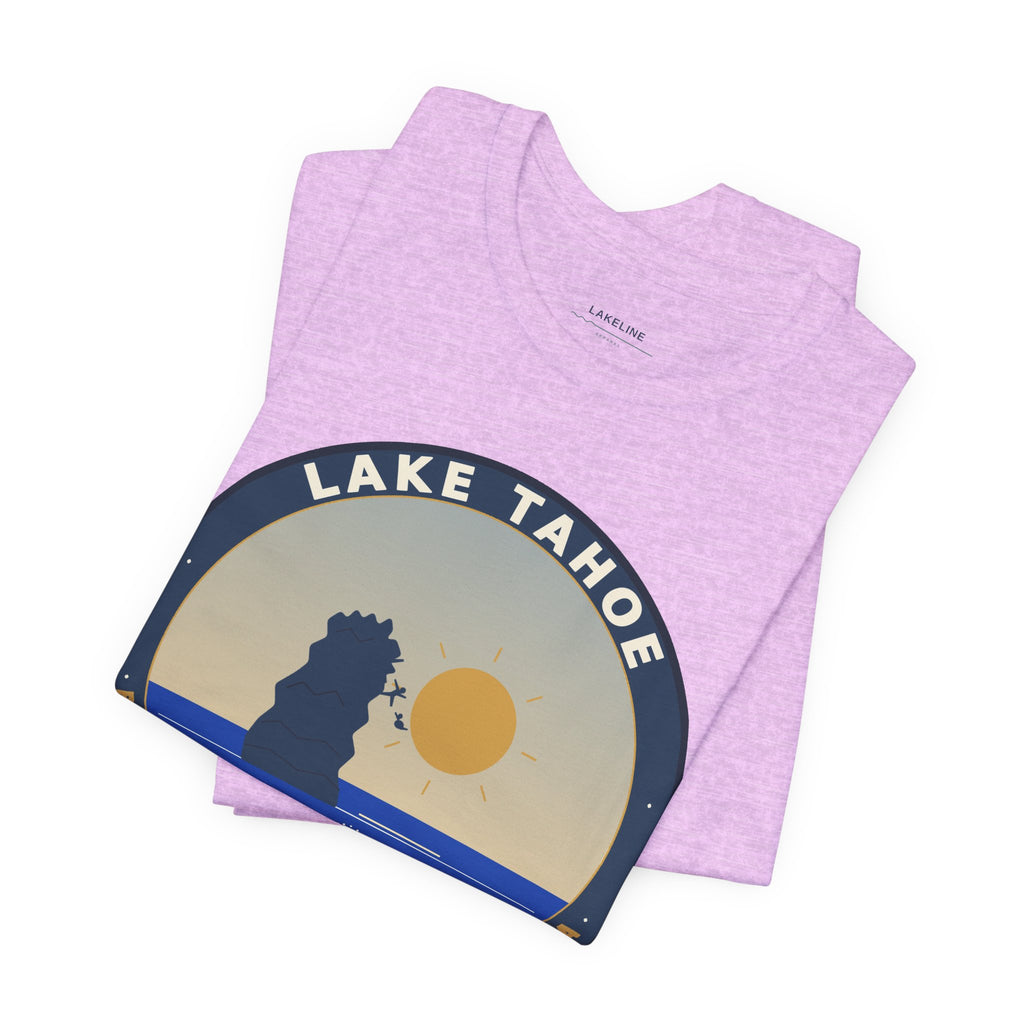 Lake Tahoe - Rooster Rock Unisex Jersey Short Sleeve Tee