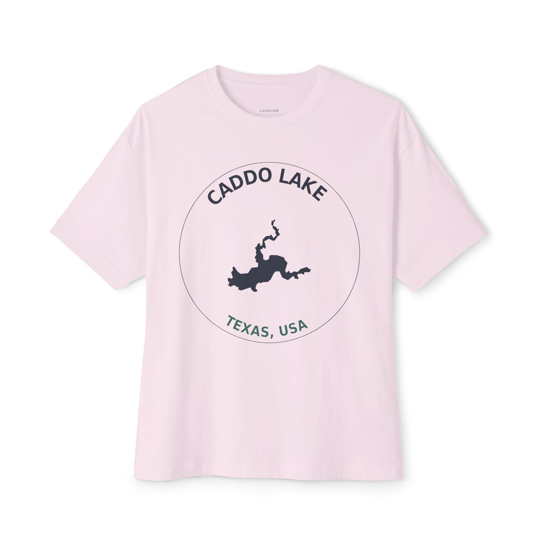 Caddo Lake Graphic Tee — Texas Lake Map T-Shirt