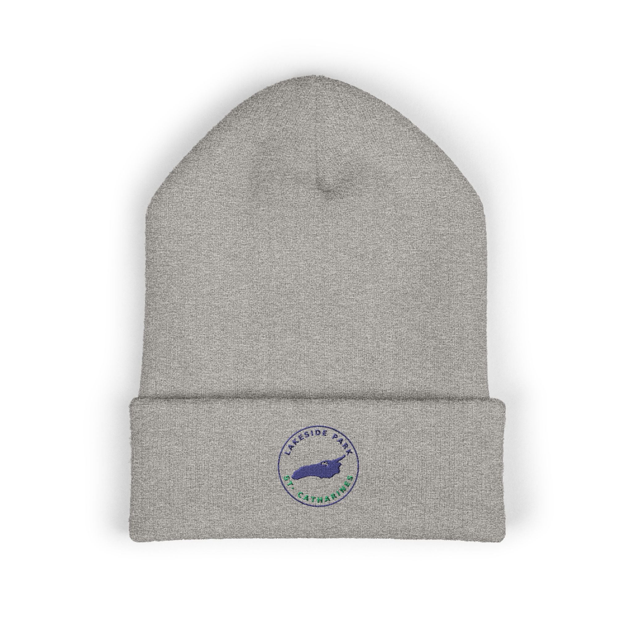 Lakeside Park - Whale Coast Embroidered Cuffed Beanie