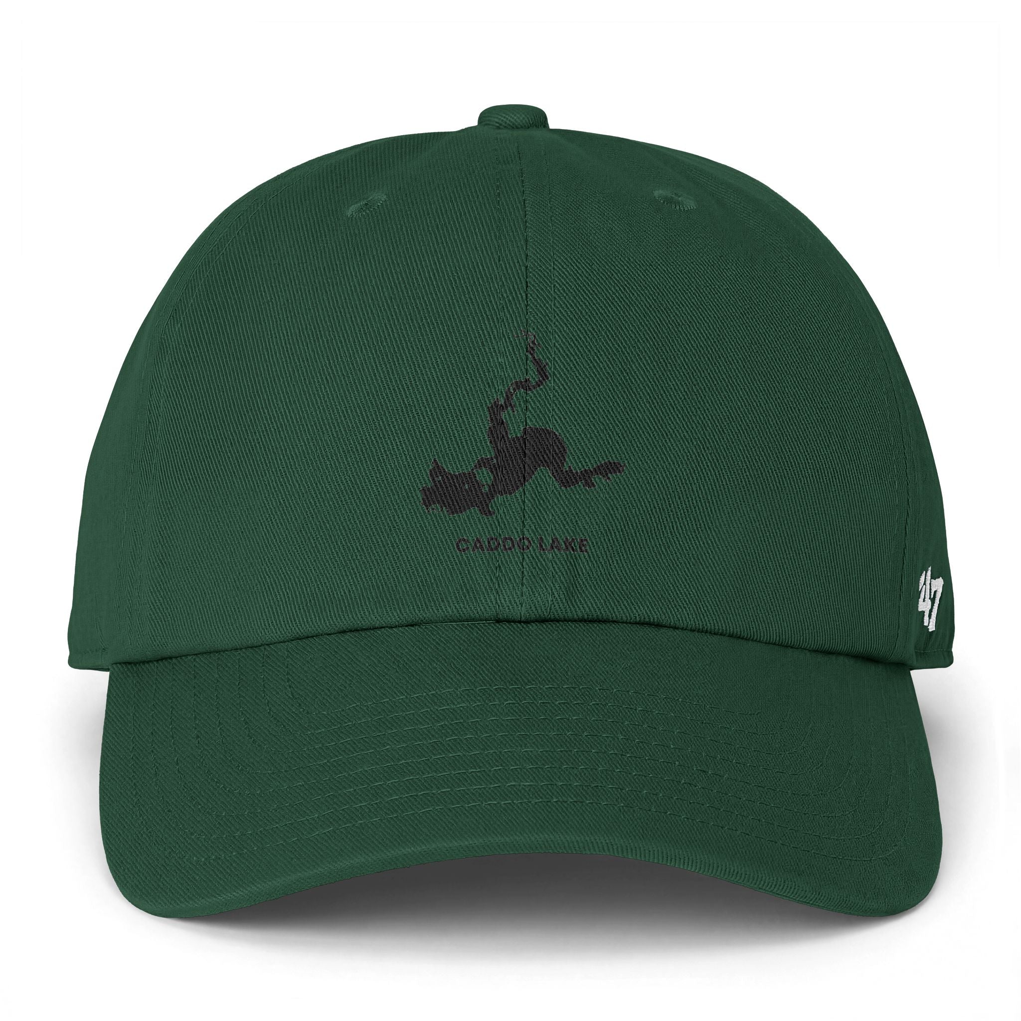 Caddo Lake Clean Up Cap — Lake Map Baseball Hat