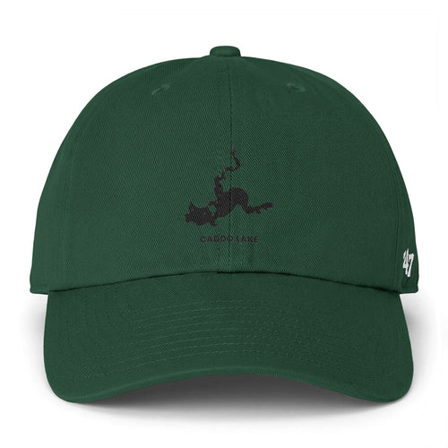 Caddo Lake Clean Up Cap — Lake Map Baseball Hat
