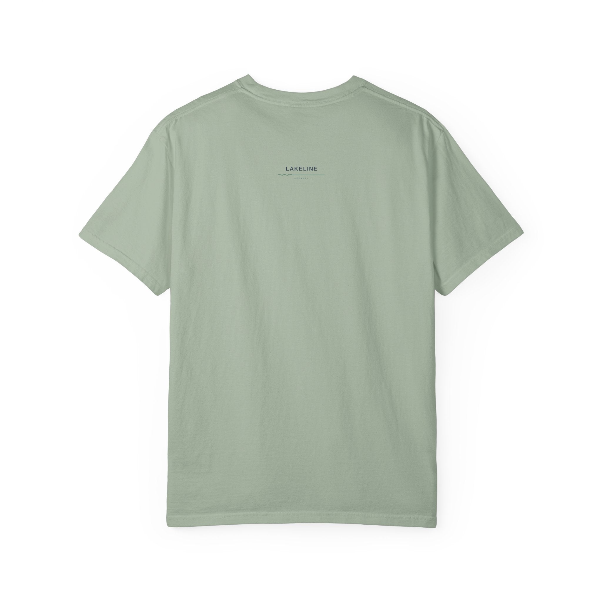 Pokegama Lake Minnesota T-Shirt — Lake Map Circle Graphic (Dark Logo, for Light Colors)