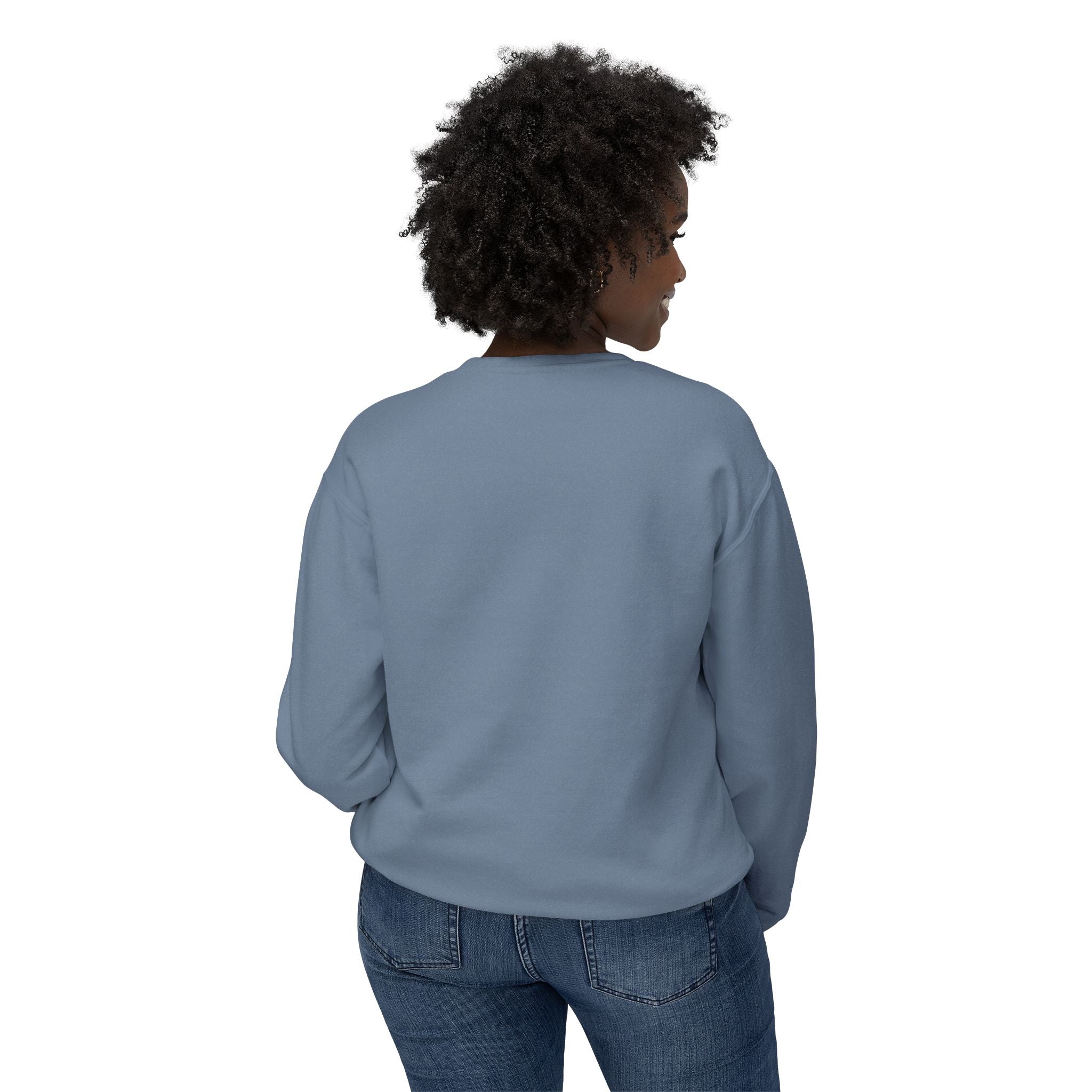 Lake Travis Crewneck Sweatshirt — Minimal Map Design