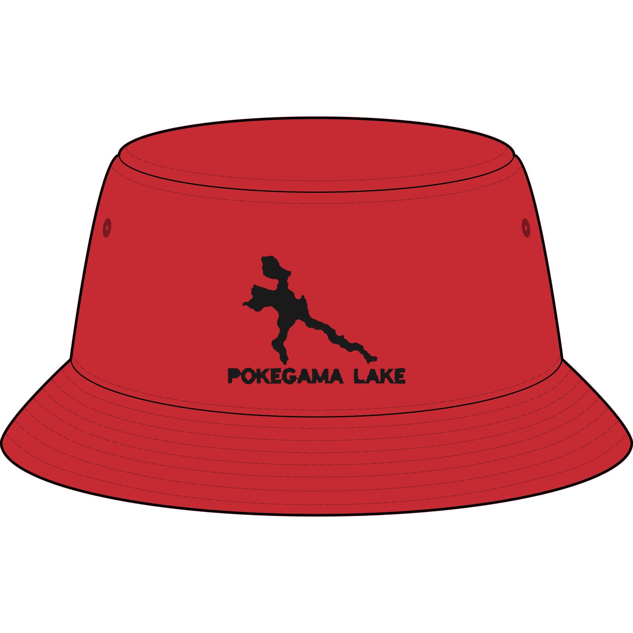 Pokegama Lake Bucket Hat — Lakeline Apparel Outdoor Sun Hat