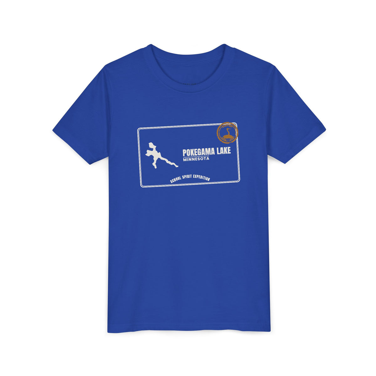 Pokegama Lake Kids Tee — Pokegama Lake Field Trip Youth Short Sleeve Shirt