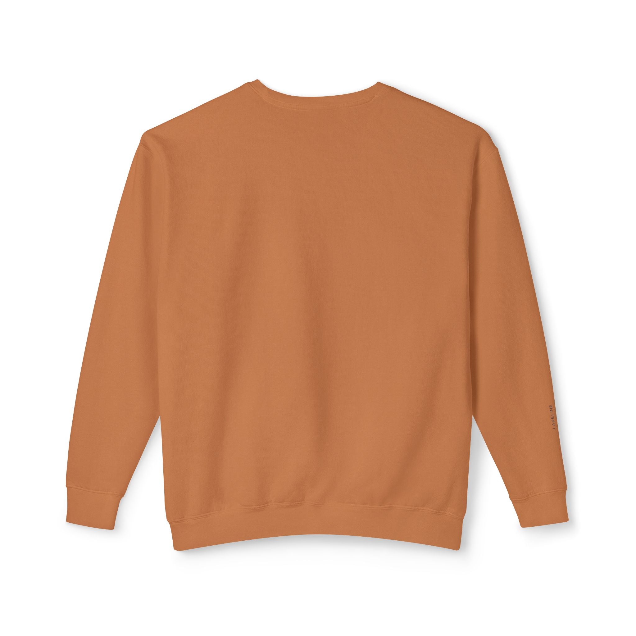 Lake Travis Crewneck Sweatshirt — Minimal Map Design