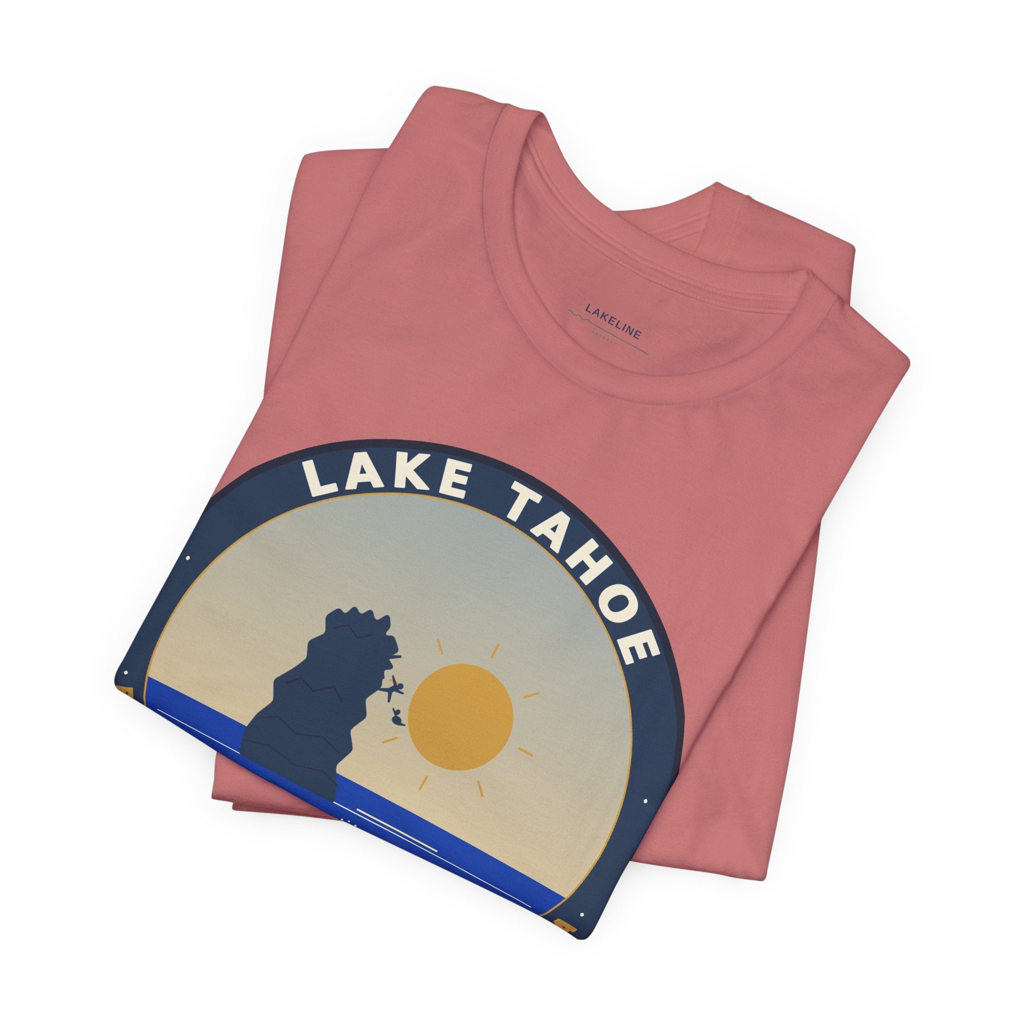 Lake Tahoe - Rooster Rock Unisex Jersey Short Sleeve Tee