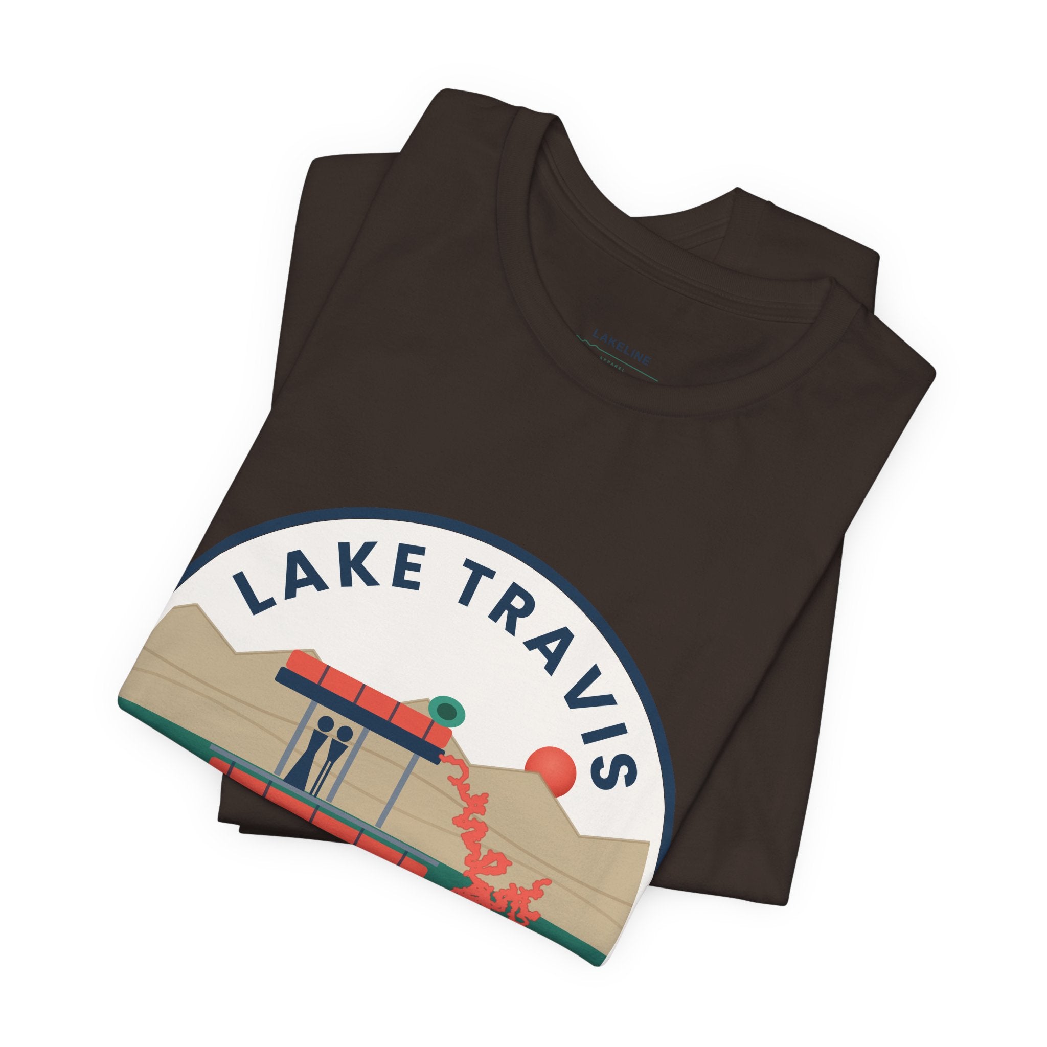 Lake Travis Tee — Devil’s Cove Texas Boat Graphic Shirt