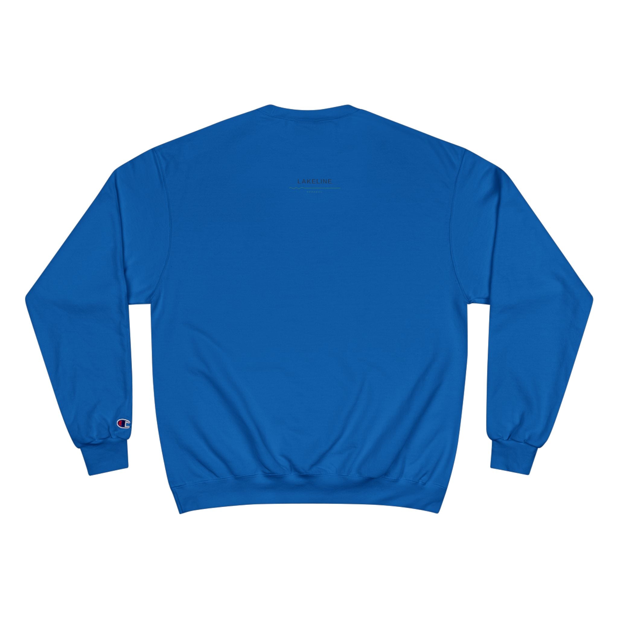 Lake Travis Crewneck Sweatshirt — Retro Pontoon Boat Design (Devil's Cove, Texas)