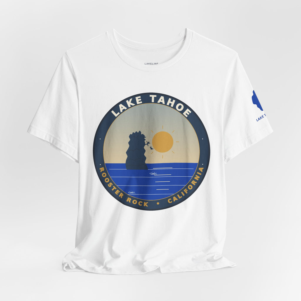 Lake Tahoe - Rooster Rock Unisex Jersey Short Sleeve Tee