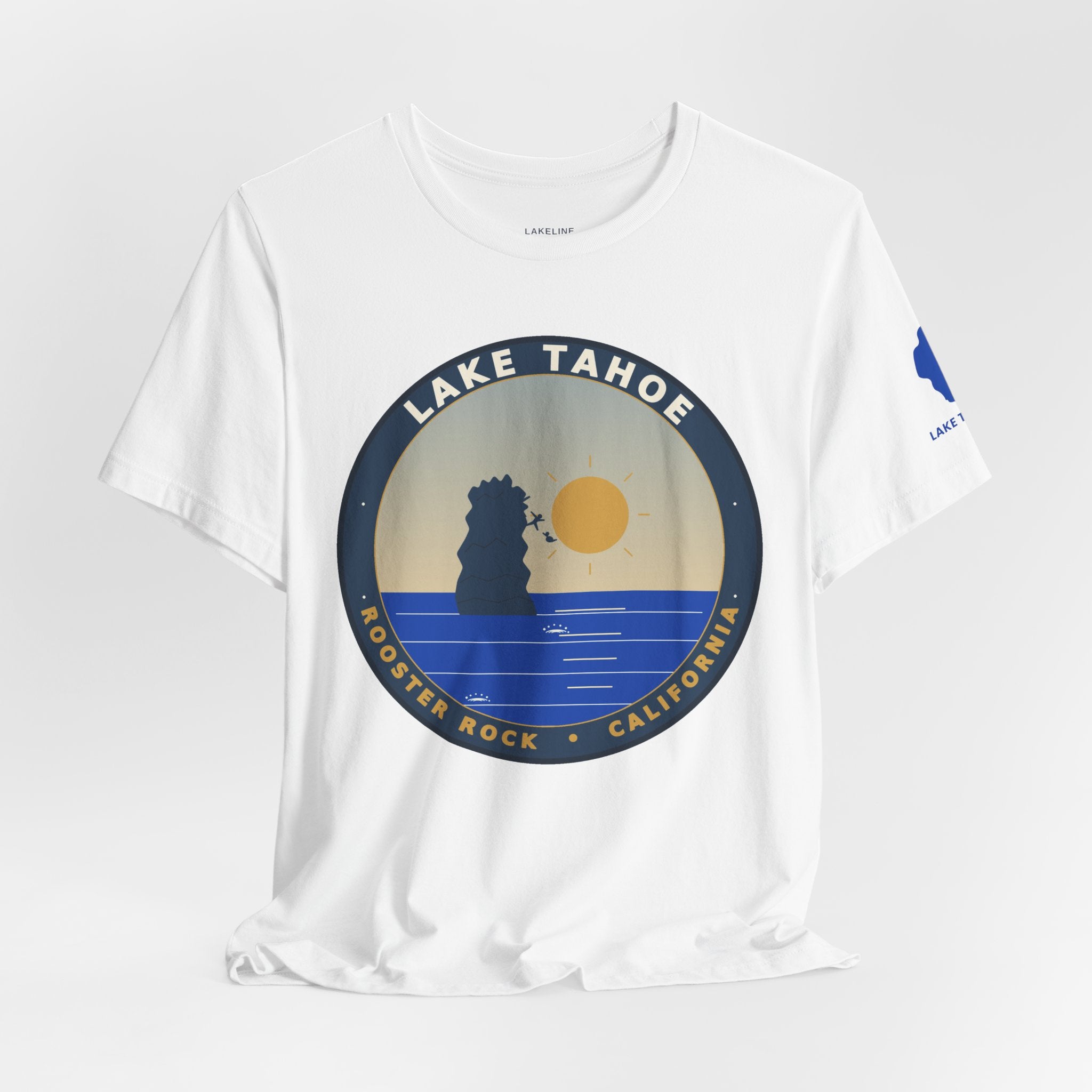 Lake Tahoe - Rooster Rock Unisex Jersey Short Sleeve Tee