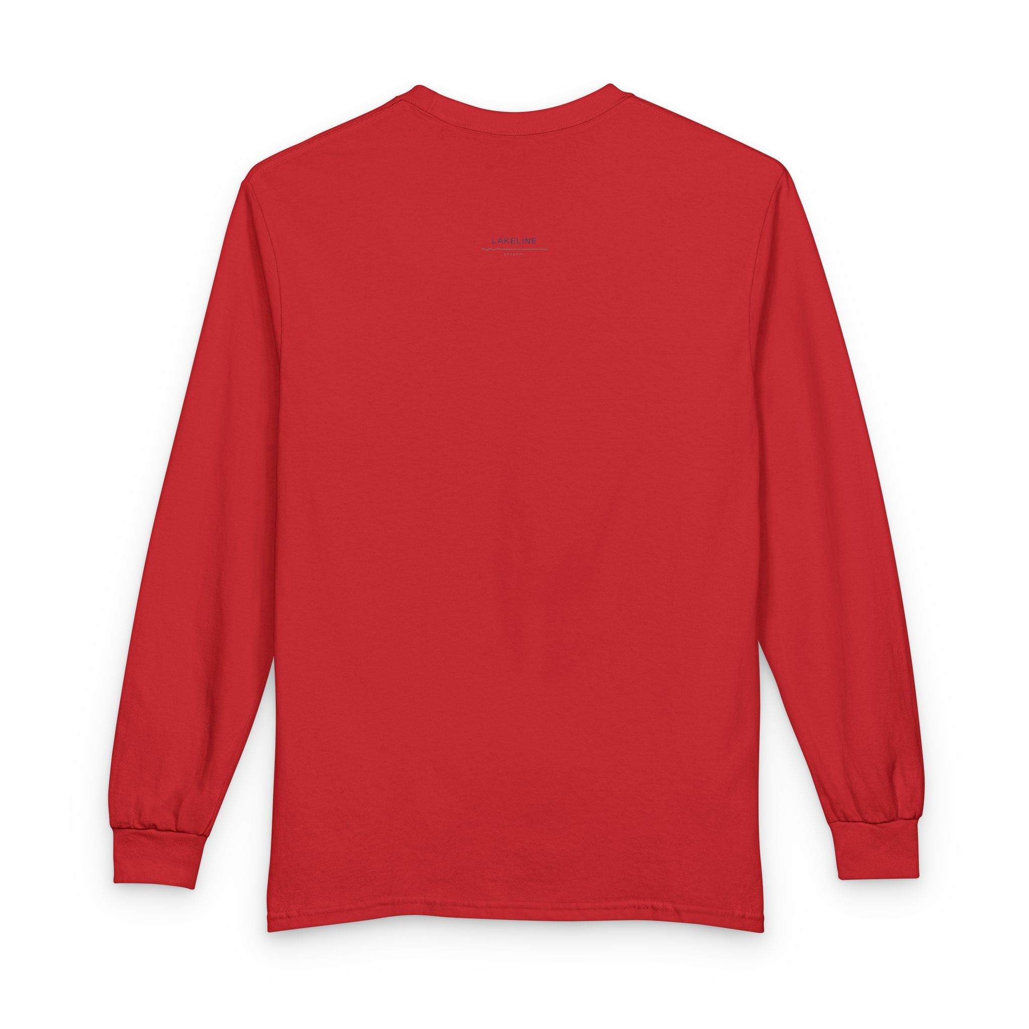 Pokegama Lake Map Long Sleeve Shirt — Lake Outline Tee