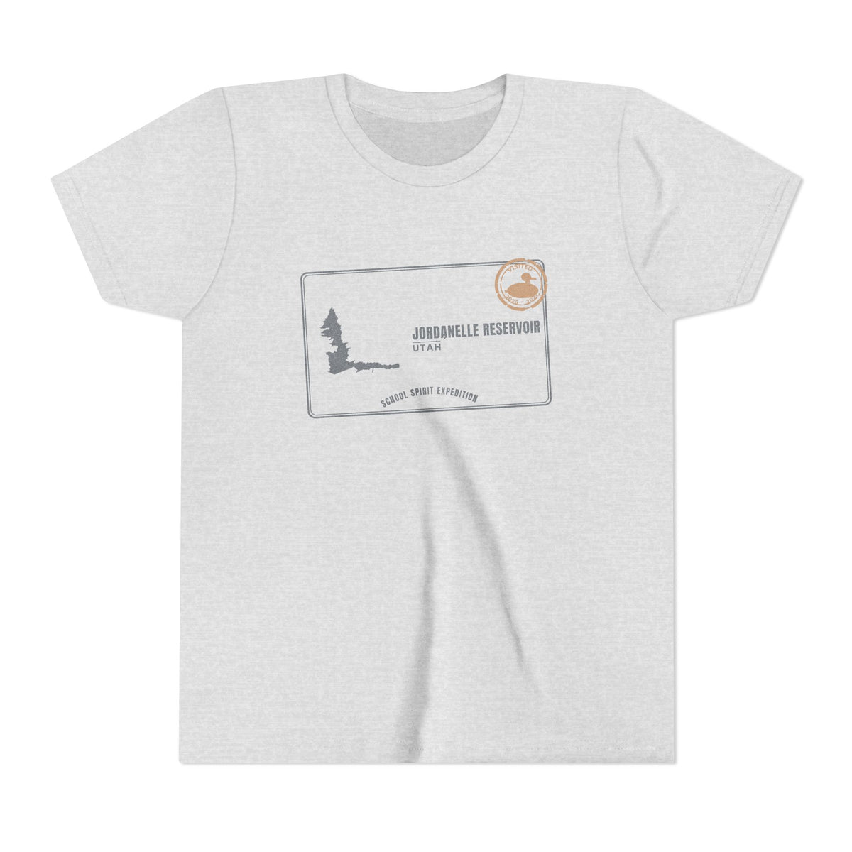 Jordanelle Reservoir Kids Tee — Jordanelle Reservoir Field Trip Youth Short Sleeve Shirt