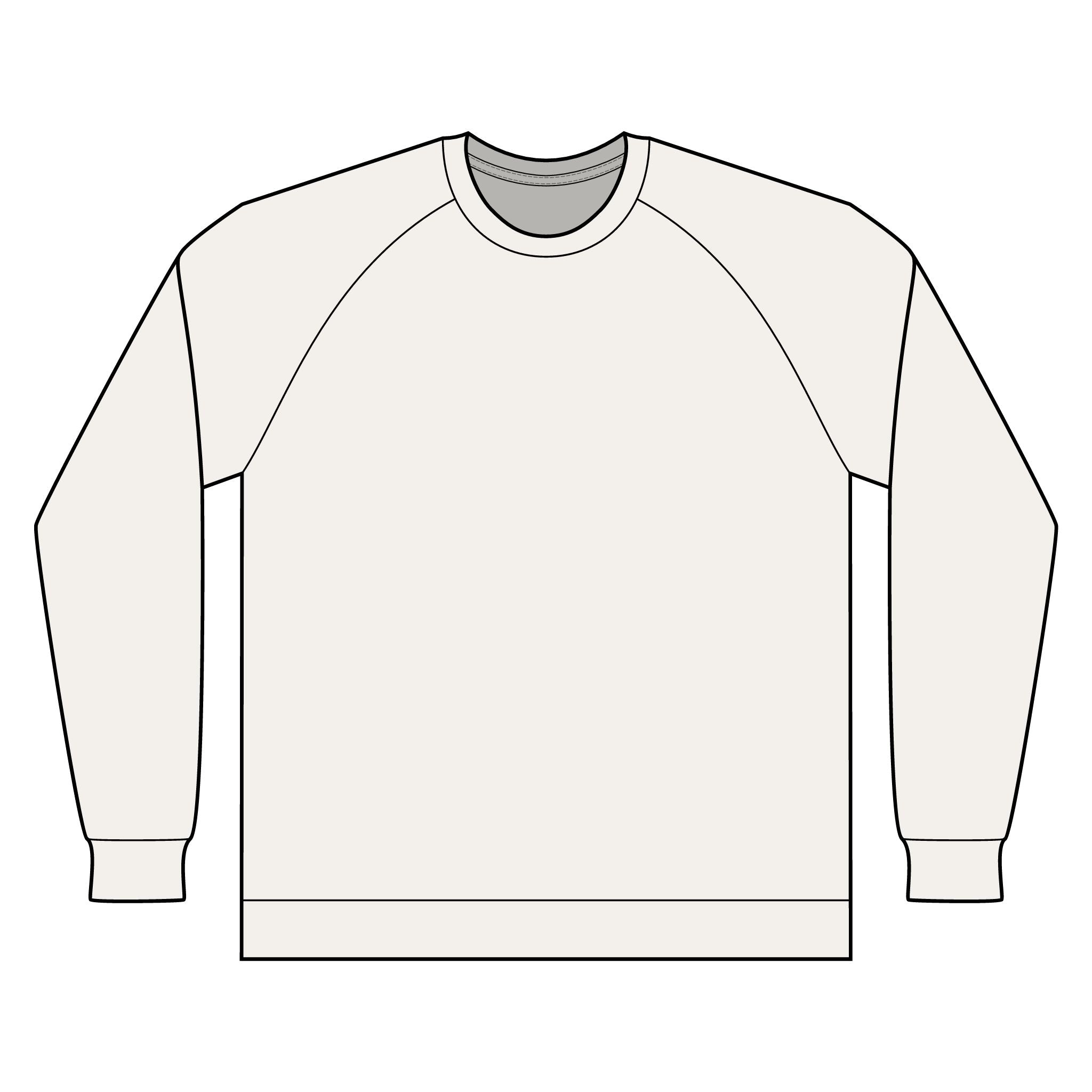 Pokegama Lake Raglan Sweatshirt — North Star State Lake Crewneck