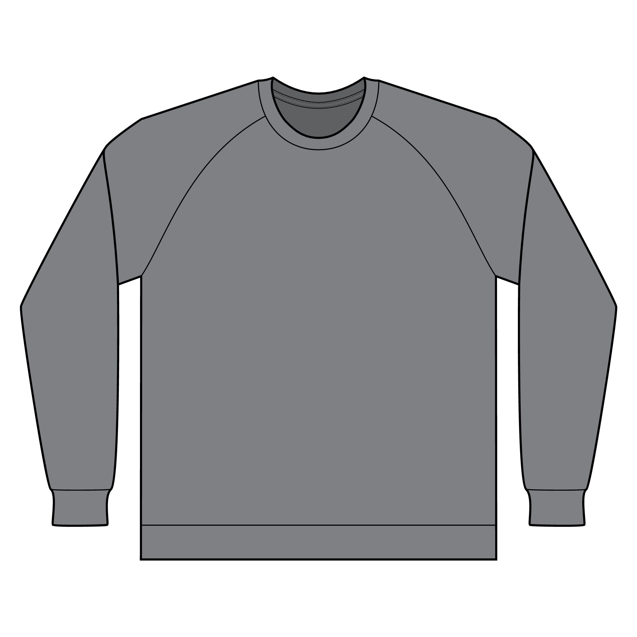 Pokegama Lake Raglan Sweatshirt — North Star State Lake Crewneck