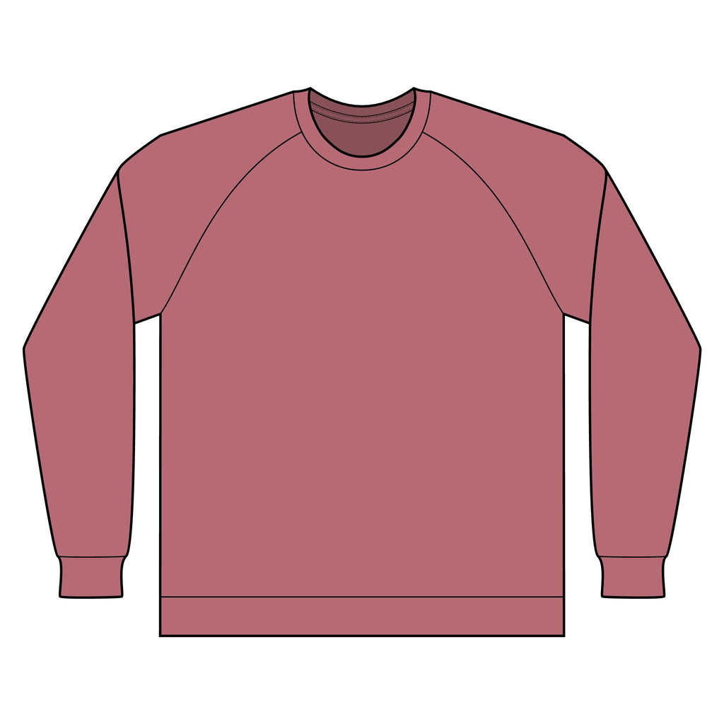 Pokegama Lake Raglan Sweatshirt — North Star State Lake Crewneck
