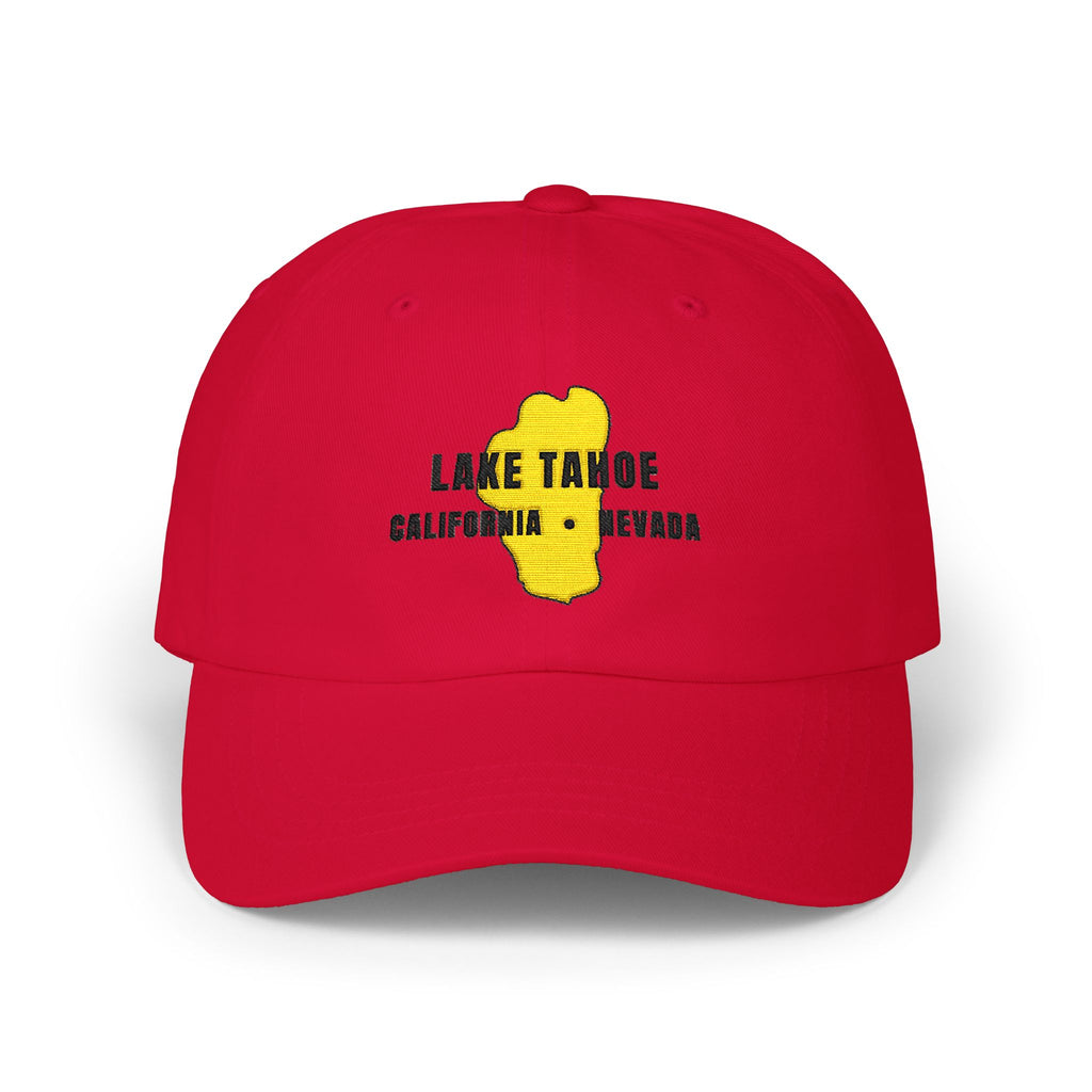 Lake Tahoe — Vintage Map Embroidered Hat